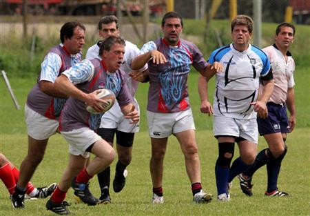 Cambalache XV vs XV de Repuesto - Primer Encuentro de Veteranos en Areco con Vaquillona c/Cuero 2014