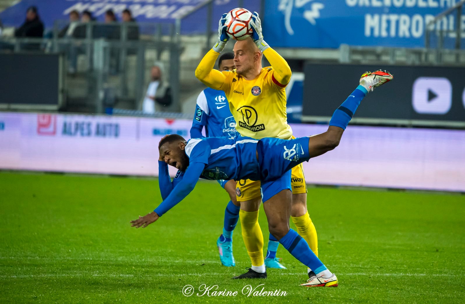  Grenoble Foot 38 - Toulouse FC - Soccer - Grenoble Foot 38 (0) vs (2) Toulouse FC (#GF38vsTFC2022) Photo by: Karine Valentin | Siuxy Sports 2022-02-28