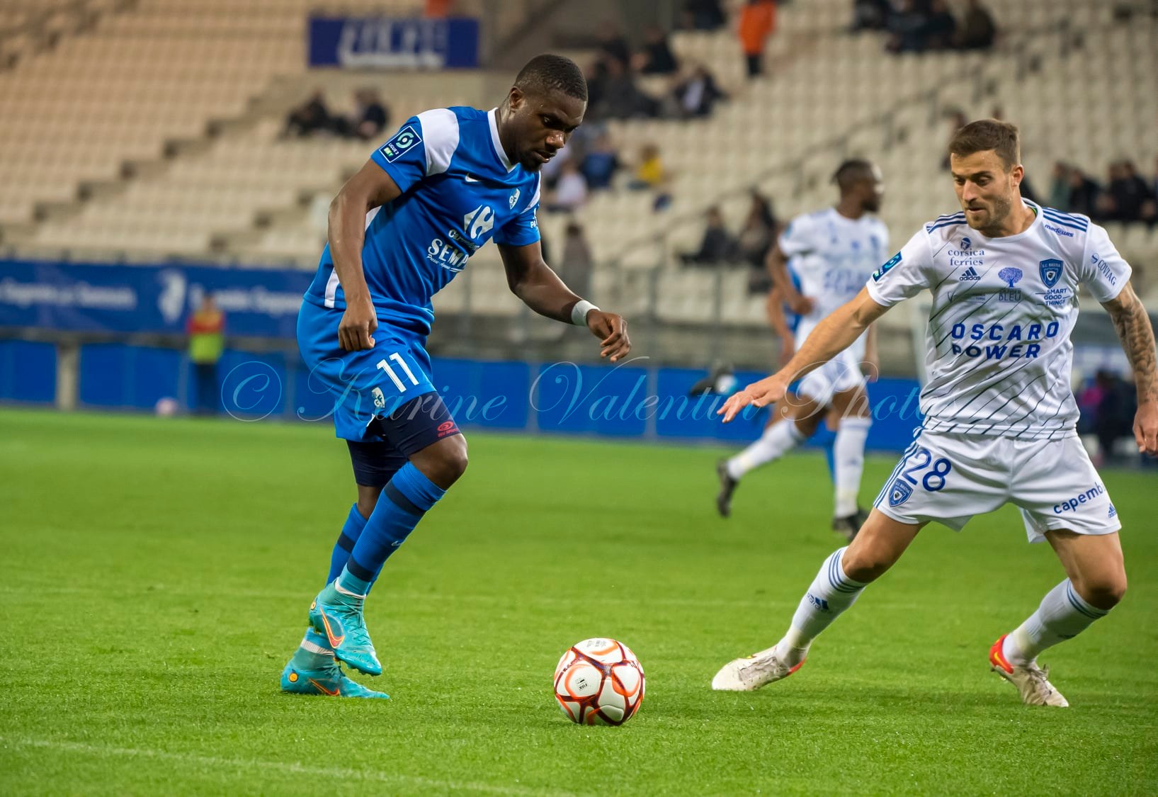  Grenoble Foot 38 - SC Bastia - Soccer - Grenoble Foot 38 (1) vs SC Bastia (1) (#GF38vsSCB2022) Photo by: Karine Valentin | Siuxy Sports 2022-03-19