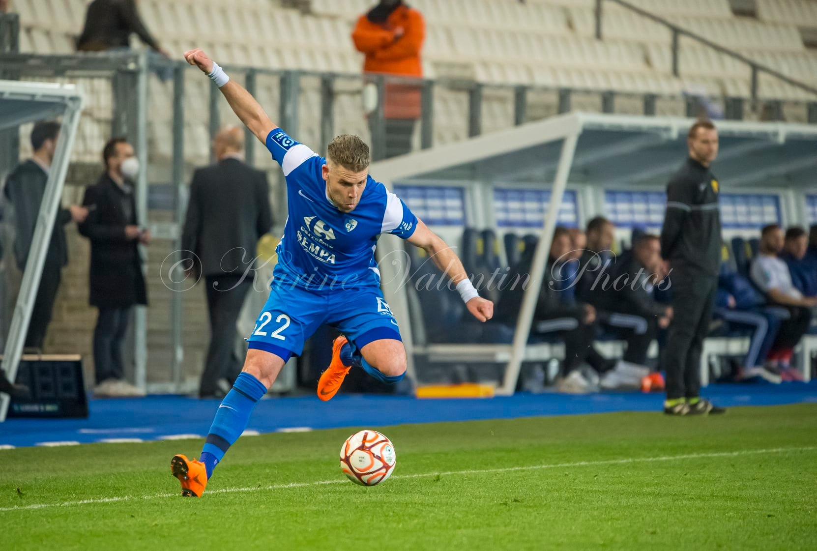  Grenoble Foot 38 - SC Bastia - Soccer - Grenoble Foot 38 (1) vs SC Bastia (1) (#GF38vsSCB2022) Photo by: Karine Valentin | Siuxy Sports 2022-03-19