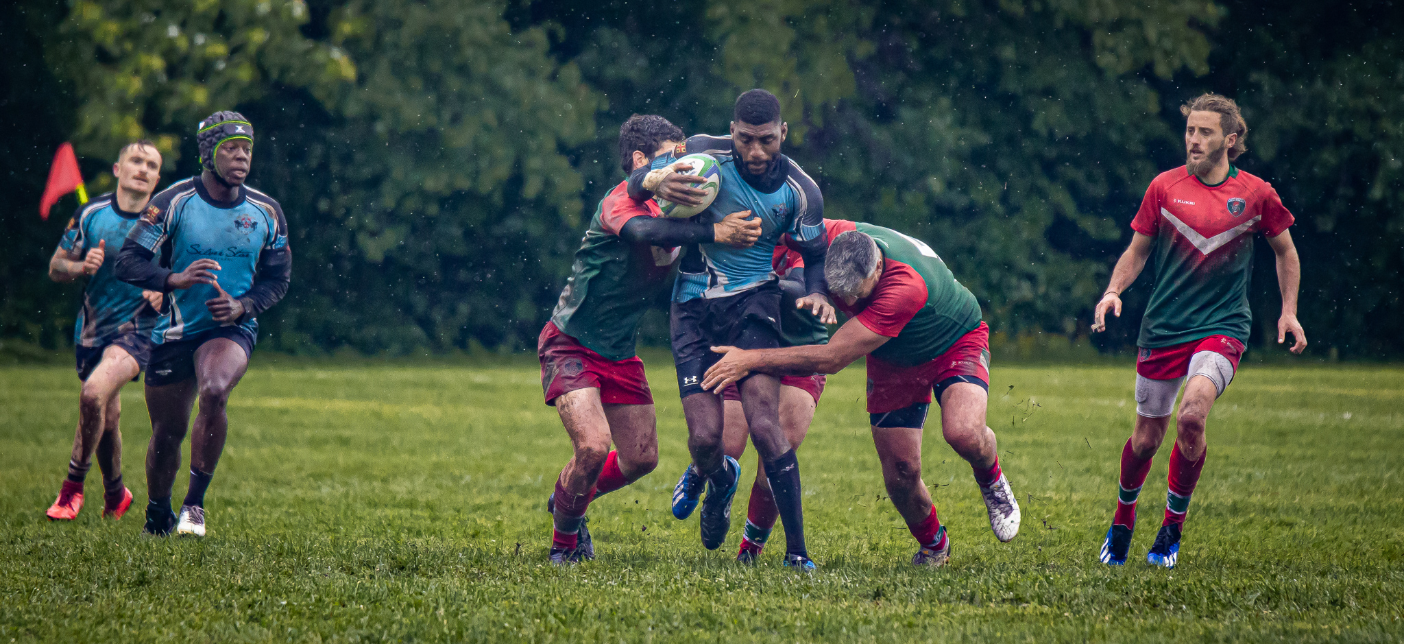 Jake EDWARDS - Yann NOPIEYIE -  Montreal Wanderers Rugby Football Club - Rugby Club de Montréal - Rugby - Wanderers vs Rugby Club Montreal - Provinciale 1 - Reserve  (#WandvRCM2022Res) Photo by: Rakeem Bien-Aimé | Siuxy Sports 2022-06-18