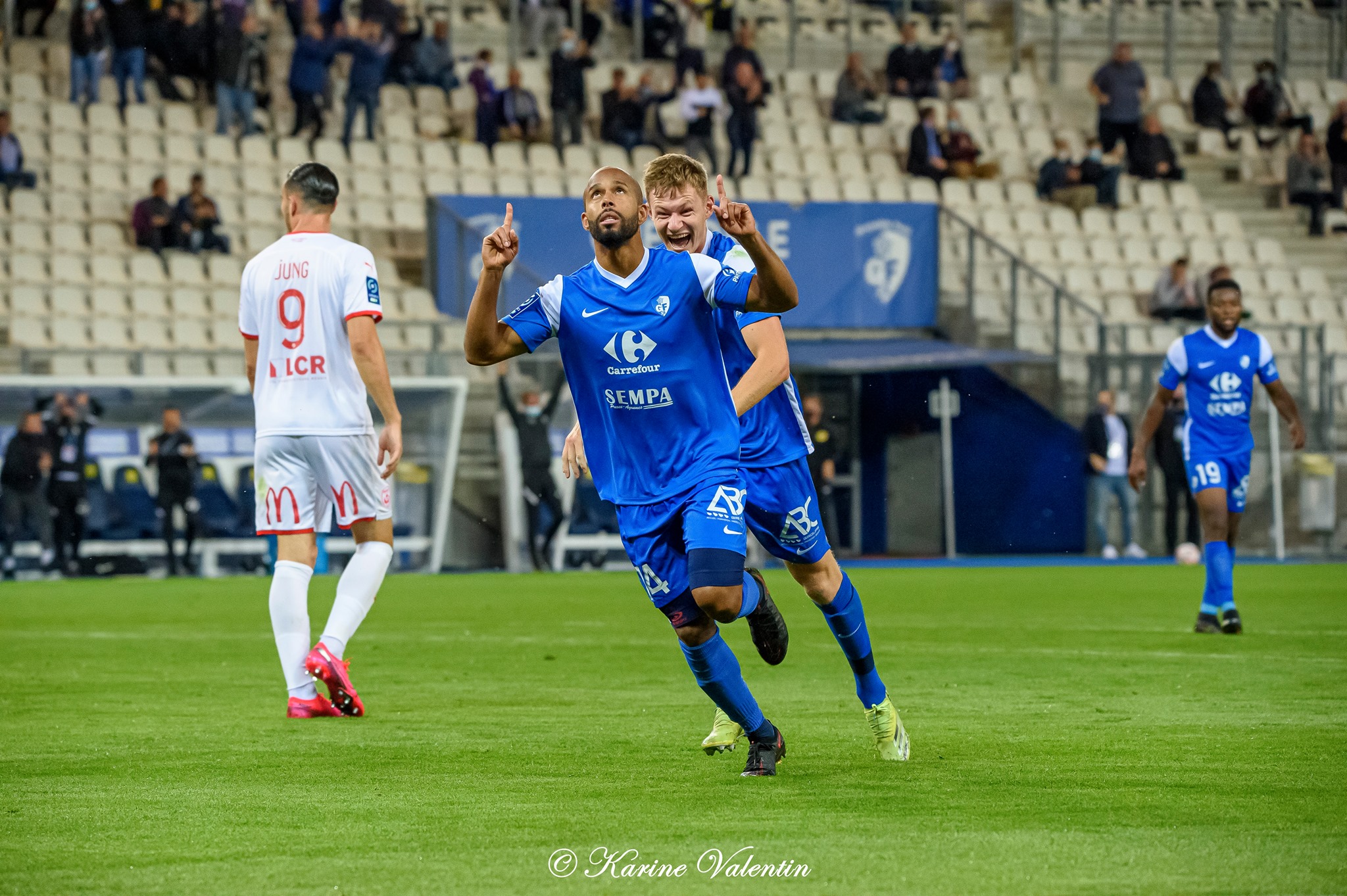Loic NESTOR -  Grenoble Foot 38 - AS Nancy-Lorraine - Soccer - GF38 vs ASNL (#GF38vsASNL2021sep) Photo by: Karine Valentin | Siuxy Sports 2021-09-21