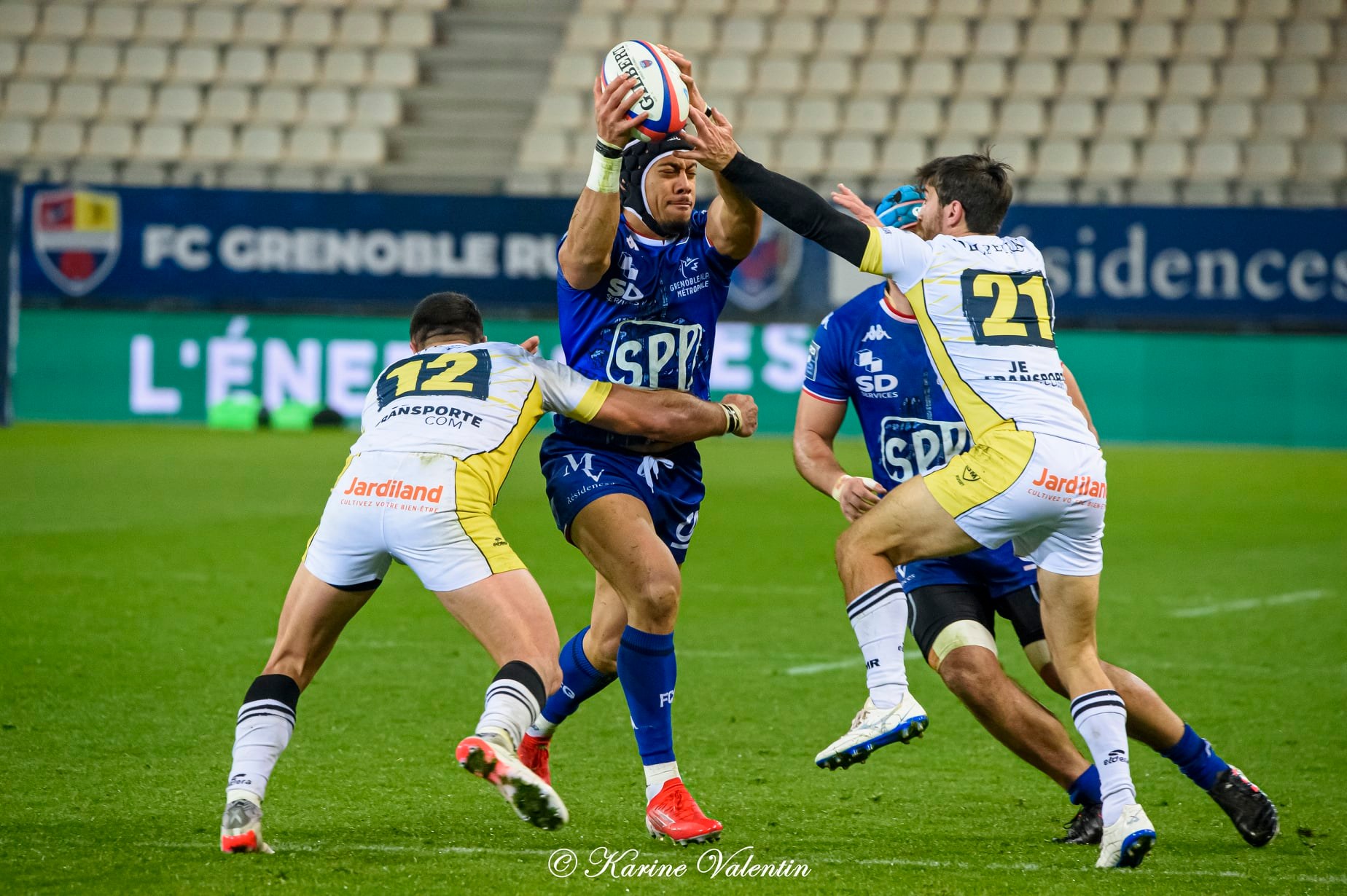  FC Grenoble Rugby - Stade Montois - Rugby -  (#GrenobleVsSMontois2021Dec) Photo by: Karine Valentin | Siuxy Sports 2021-12-09