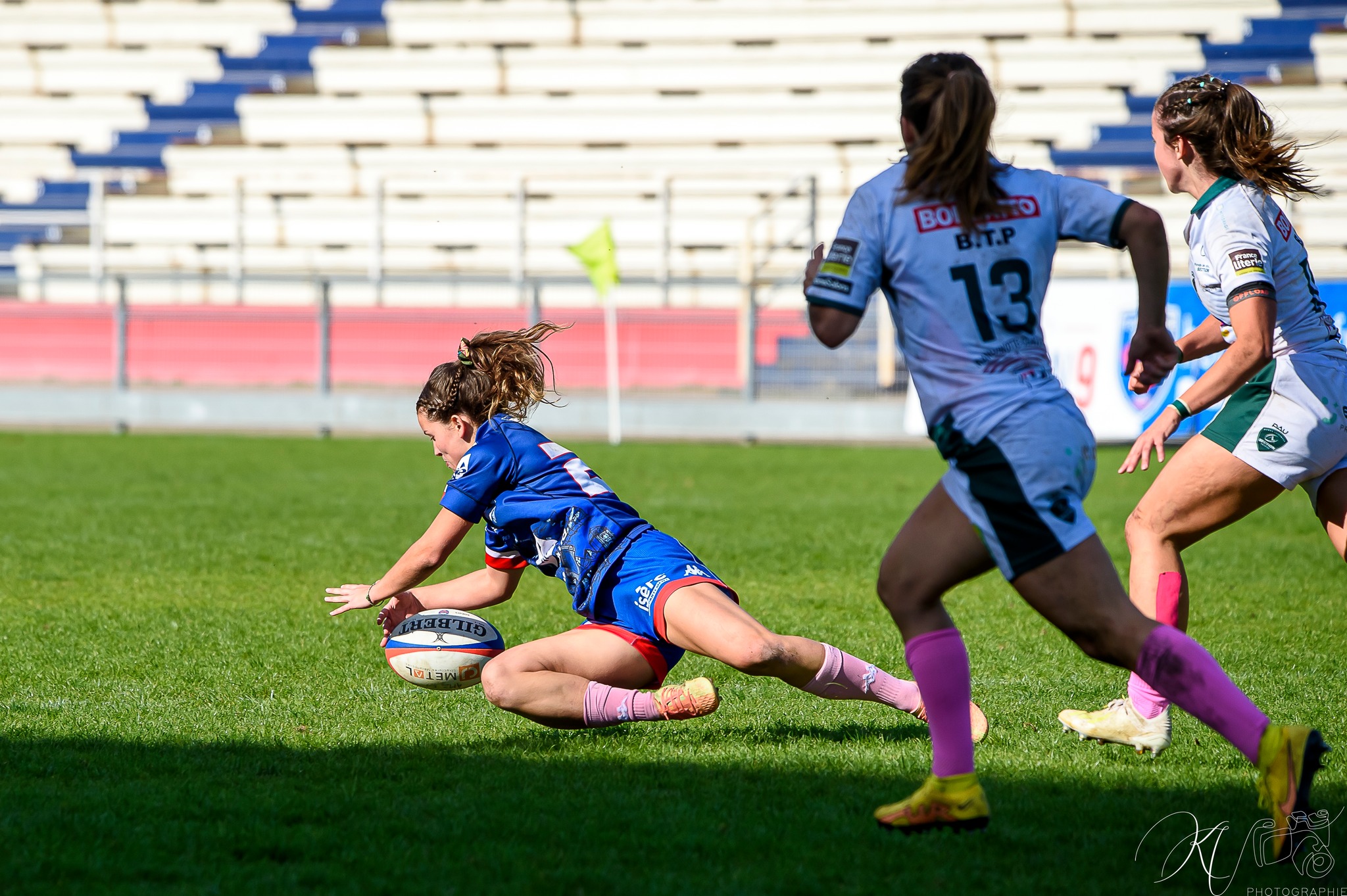  FC Grenoble Rugby - Section Paloise - Rugby - Grenoble Amazones (51) vs (12) Lons Section Paloise (#AmazonesVsLONS2022) Photo by: Karine Valentin | Siuxy Sports 2022-10-16