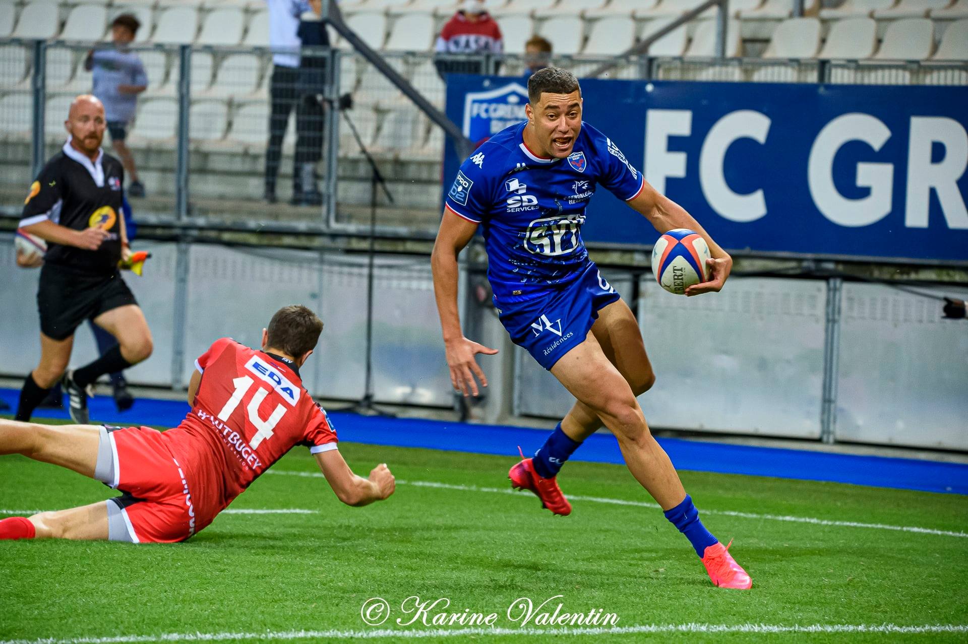  FC Grenoble Rugby - US Oyonnax Rugby - Rugby - Grenoble Vs Oyonnax (#FCGvsUSORoct2021) Photo by: Karine Valentin | Siuxy Sports 2021-08-27