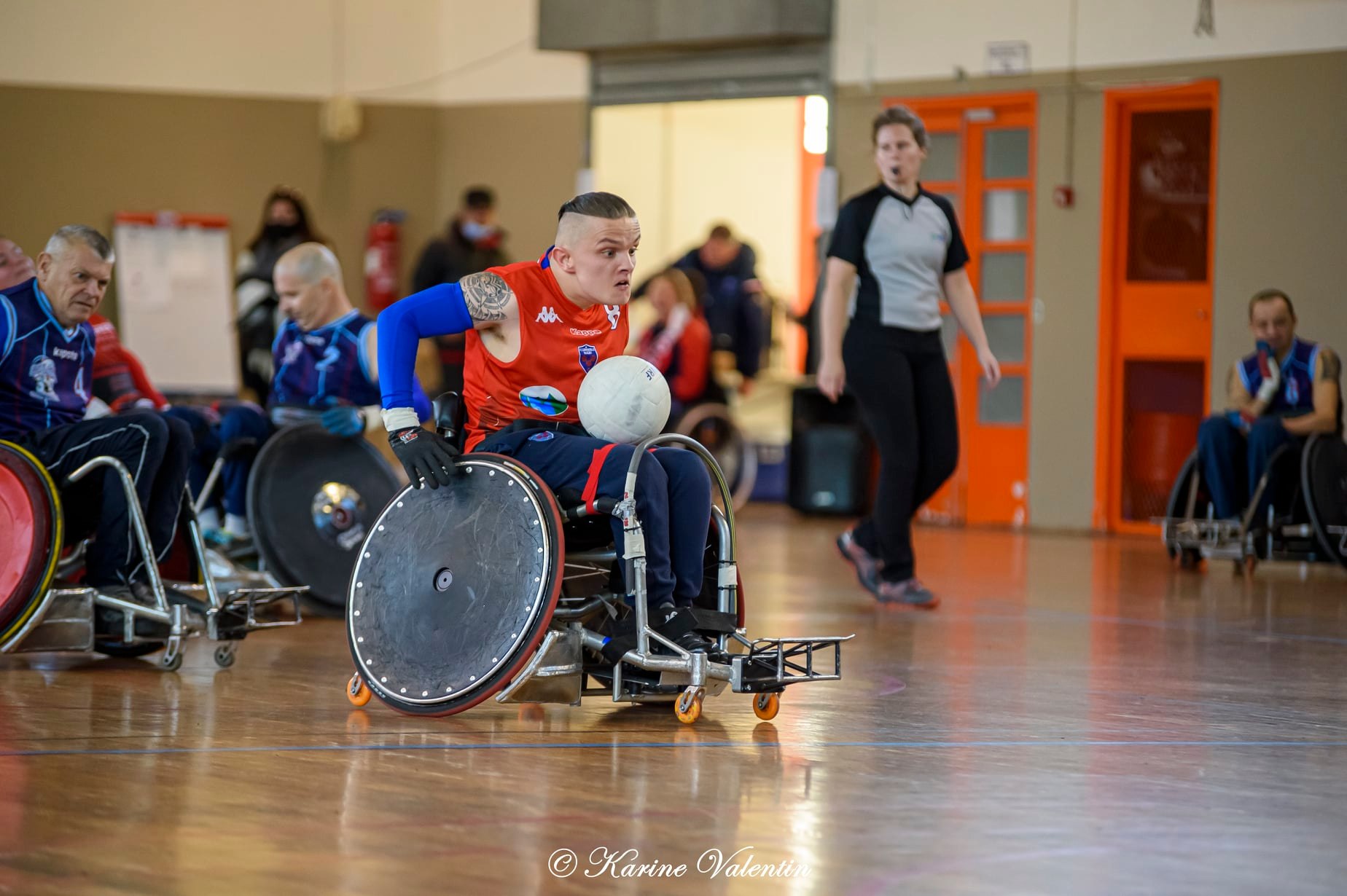  FC Grenoble Rugby - CS Bourgoin-Jallieu - Wheelchair rugby -  (#QuadRugbyGrenBourg2021Nov) Photo by: Karine Valentin | Siuxy Sports 2021-11-20