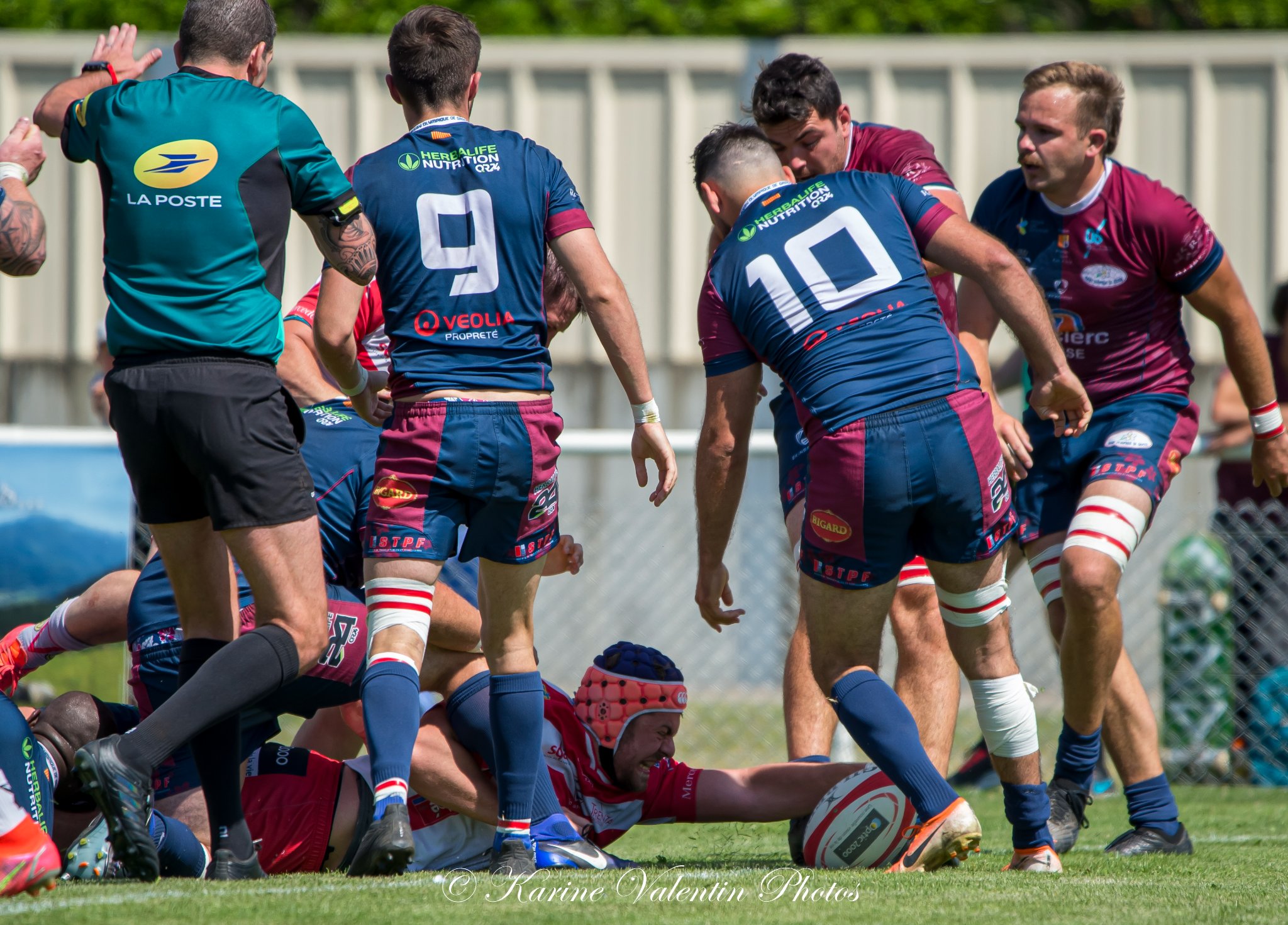 Stade Olympique Voironnais - Rugby Olympique de Grasse - Rugby - SOV (16) vs (27) ROG (#SOVvsROG2022) Photo by: Karine Valentin | Siuxy Sports 2022-05-29