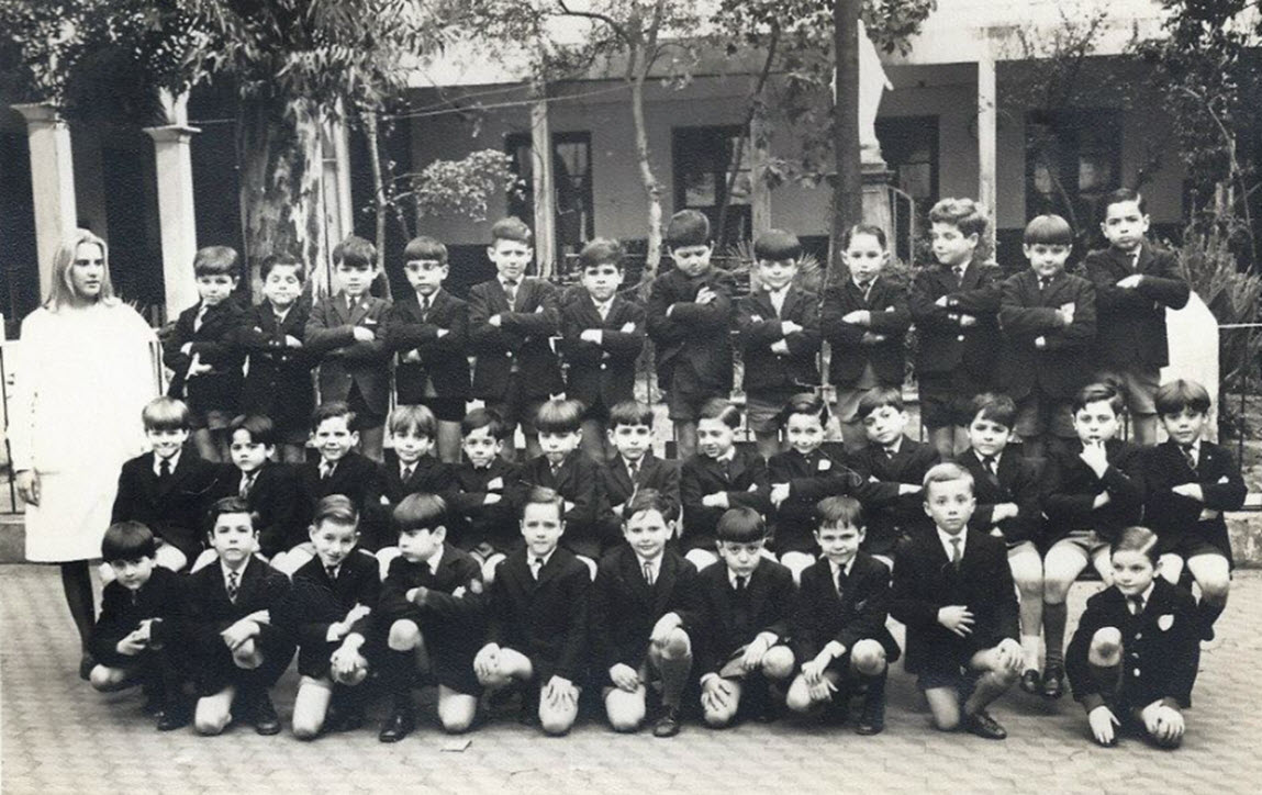 Juan ARTURI - Lorenzo EICHMANN - Gabriel GASCON - Alejandro GEYER - Raul LERENA - Mario MUÑIZ - Eduardo Federico PALACIN -  Colegio San Miguel  -  - Social - Egresados 1977 - 1er grado (#CSanMiguelCamada77) Photo by:  | Siuxy Sports 1966-06-01