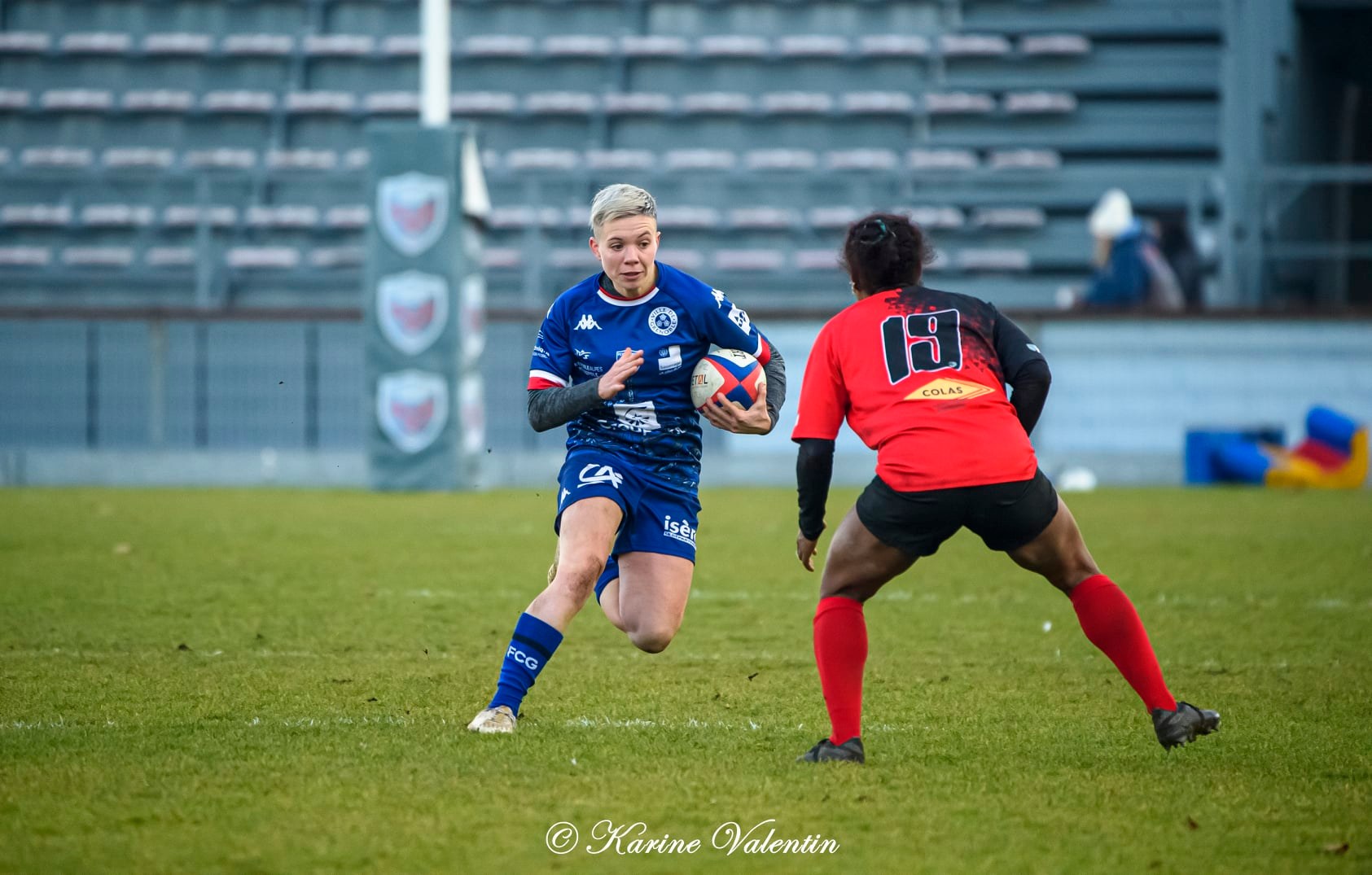Oceane BUISSON -  FC Grenoble Rugby - AC Bobigny 93 Rugby - Rugby -  (#GrenobleVsBobigny2021Dec) Photo by: Karine Valentin | Siuxy Sports 2021-12-21