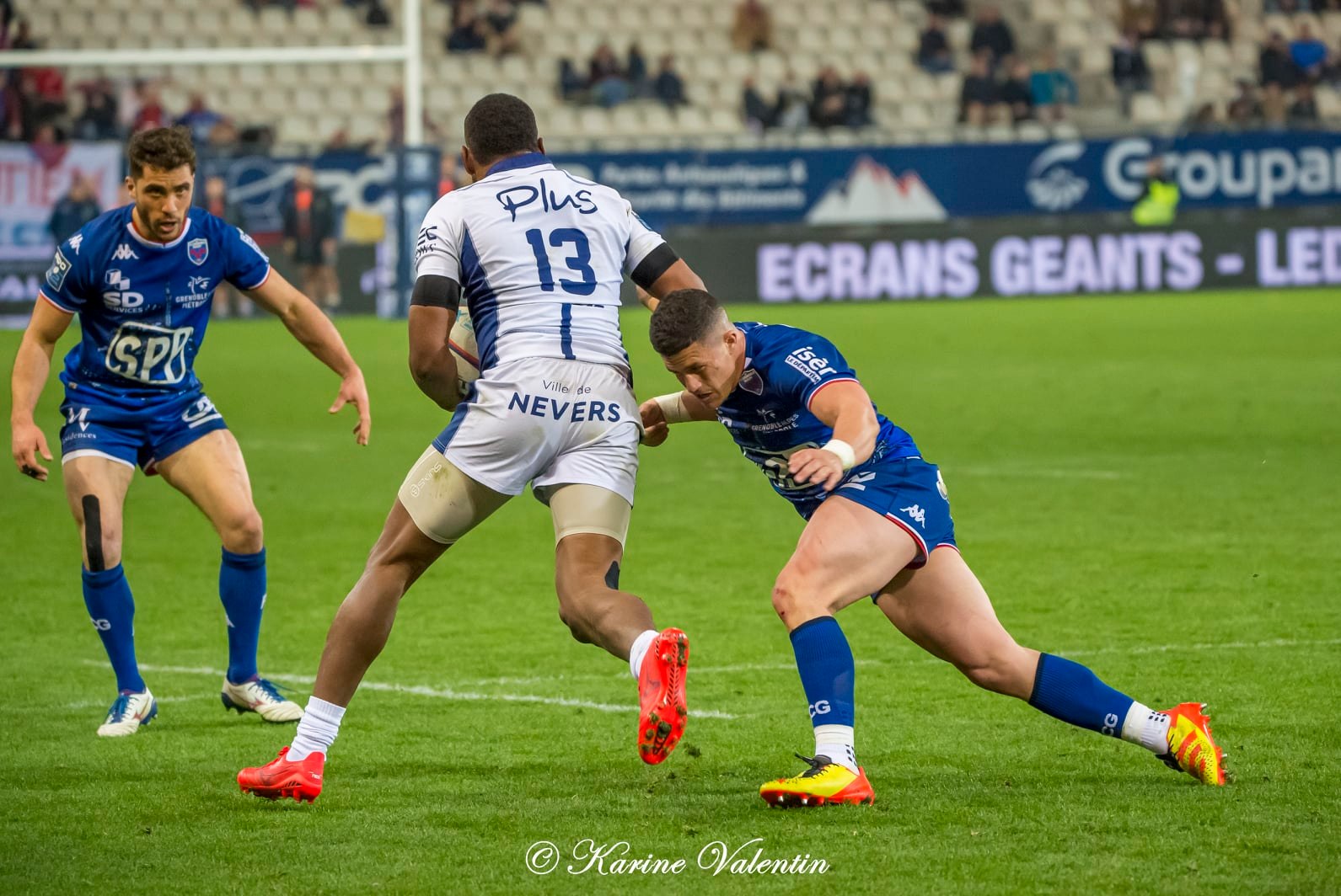 Adrien SEGURET -  FC Grenoble Rugby - USON Nevers - Rugby - FC Grenoble Rugby (34) vs USON Nevers (10) - 2022 (#FCGvsUSON2022) Photo by: Karine Valentin | Siuxy Sports 2022-03-04