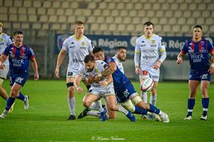 Baptiste Mouchous - Rugby - FC Grenoble Rugby VS US Carcassonne - FC Grenoble Rugby - US Carcassonne