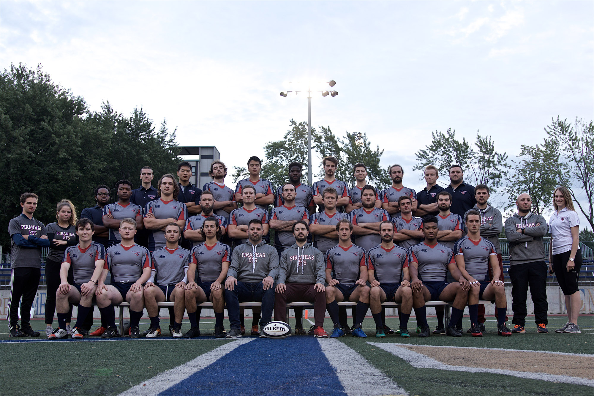 Jean-Baptiste DARGELOS - Rudy ESCOFFIER - Brice RIGAUDIE -  ÉTS (École de technologie supérieure) -  - Rugby - Équipe 2019-2020 () Photo by:  | Siuxy Sports 2020-06-01