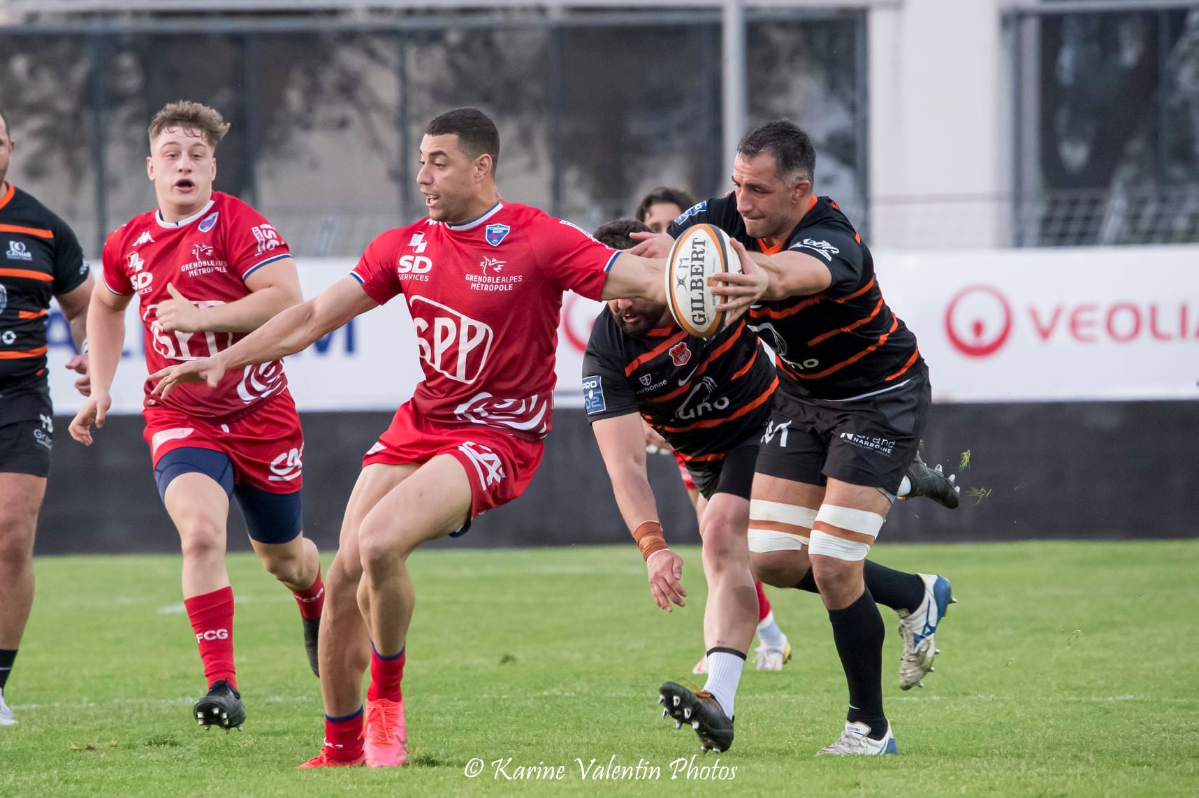 Karim QADIRI -  Racing Club Narbonnais - FC Grenoble Rugby - Rugby - Narbonne (32) vs (32) Grenoble - 2022 (#NarbonneVsGrenoble2022) Photo by: Karine Valentin | Siuxy Sports 2022-04-15