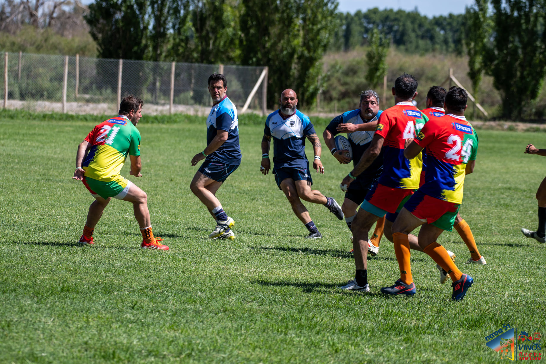Eduardo EDU - Ariel KRAUS -  VARBA - Fund. Old Virgins - RugbyV - 51 Nacional de Veteranos de Rugby San Juan - VARBA vs Old Virgins (#51NaVeSJ21VARBAvOldVirgins) Photo by: Diego van Domselaar | Siuxy Sports 2021-11-15