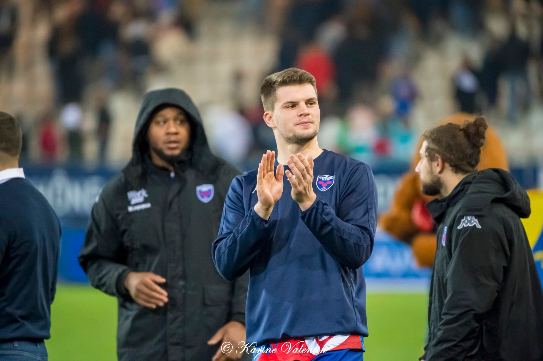 Levi DOUGLAS - Victor GUILLAUMOND -  FC Grenoble Rugby - USON Nevers - Rugby - FC Grenoble Rugby (34) vs USON Nevers (10) - 2022 (#FCGvsUSON2022) Photo by: Karine Valentin | Siuxy Sports 2022-03-04