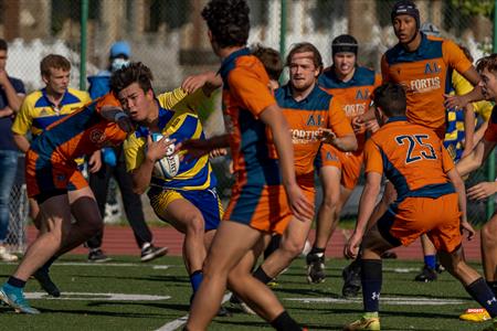 RSEQ - Rugby Masc - André Laurendeau (14) vs (33) John Abbott College - Reel A