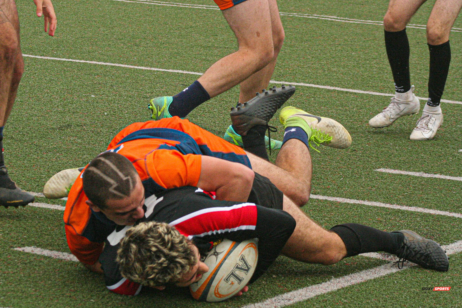 Agustin APARDIAN TAVIDIAN - Jules SALVAN -  Cégep André Laurendeau - Cégep Vanier - Rugby -  (#ALvsVanier2021M) Photo by:  | Siuxy Sports 2021-10-10