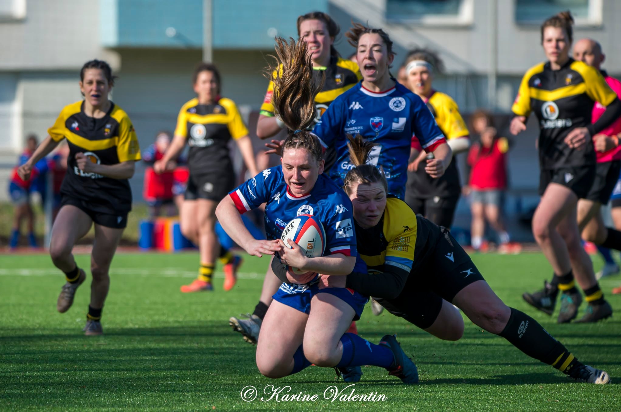 Cléa MICHEL -  FC Grenoble Rugby - Stade Olympique de Chambéry rugby - Rugby - FC Grenoble (76-7) SOC Rugby - Féd1 (#AmazonesVsSOC2022) Photo by: Karine Valentin | Siuxy Sports 2022-02-27