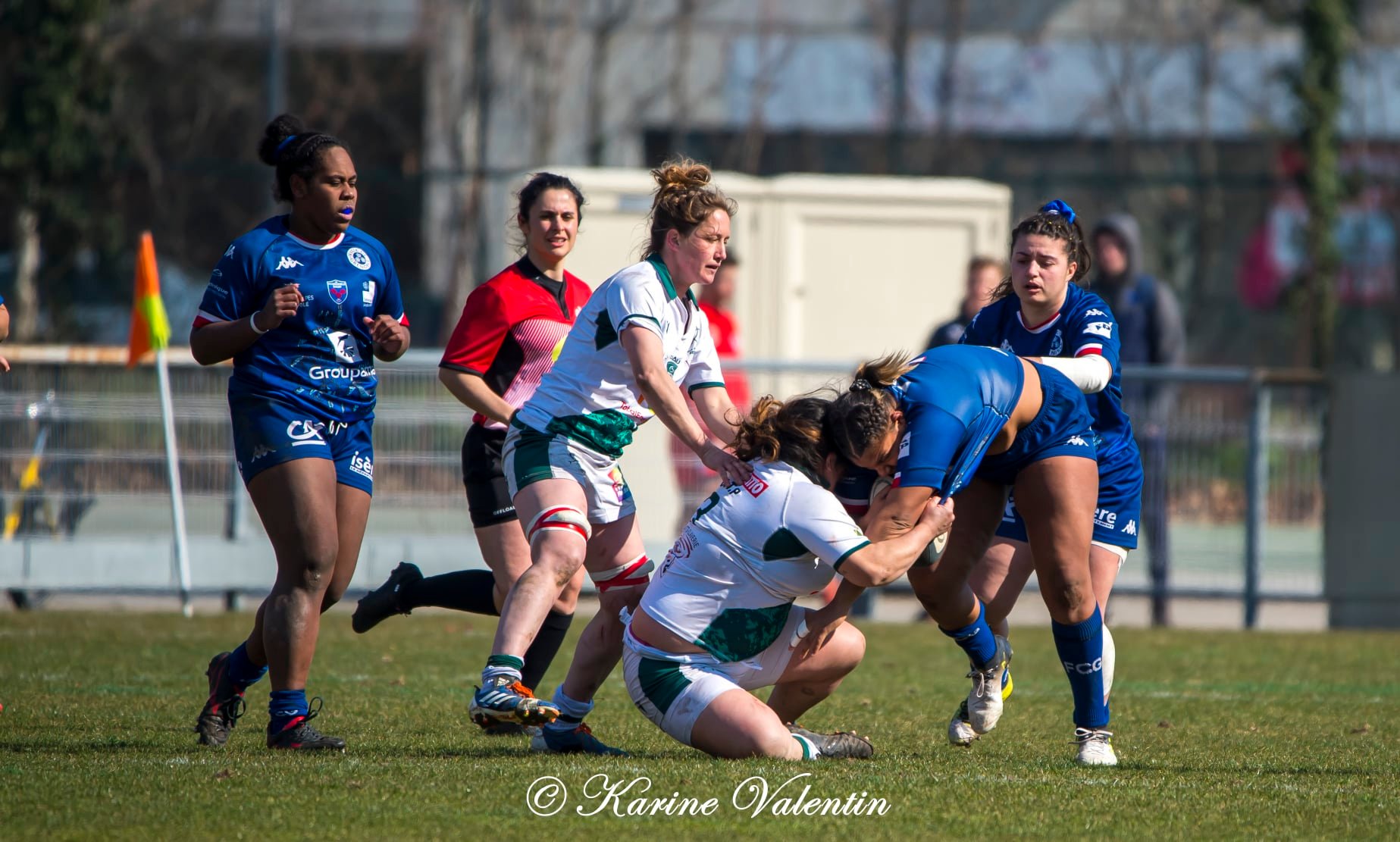  FC Grenoble Rugby - Section Paloise - Rugby - Grenoble Amazones vs PAU Lons (#FCGVsSectPaloise2022) Photo by: Karine Valentin | Siuxy Sports 2022-03-06