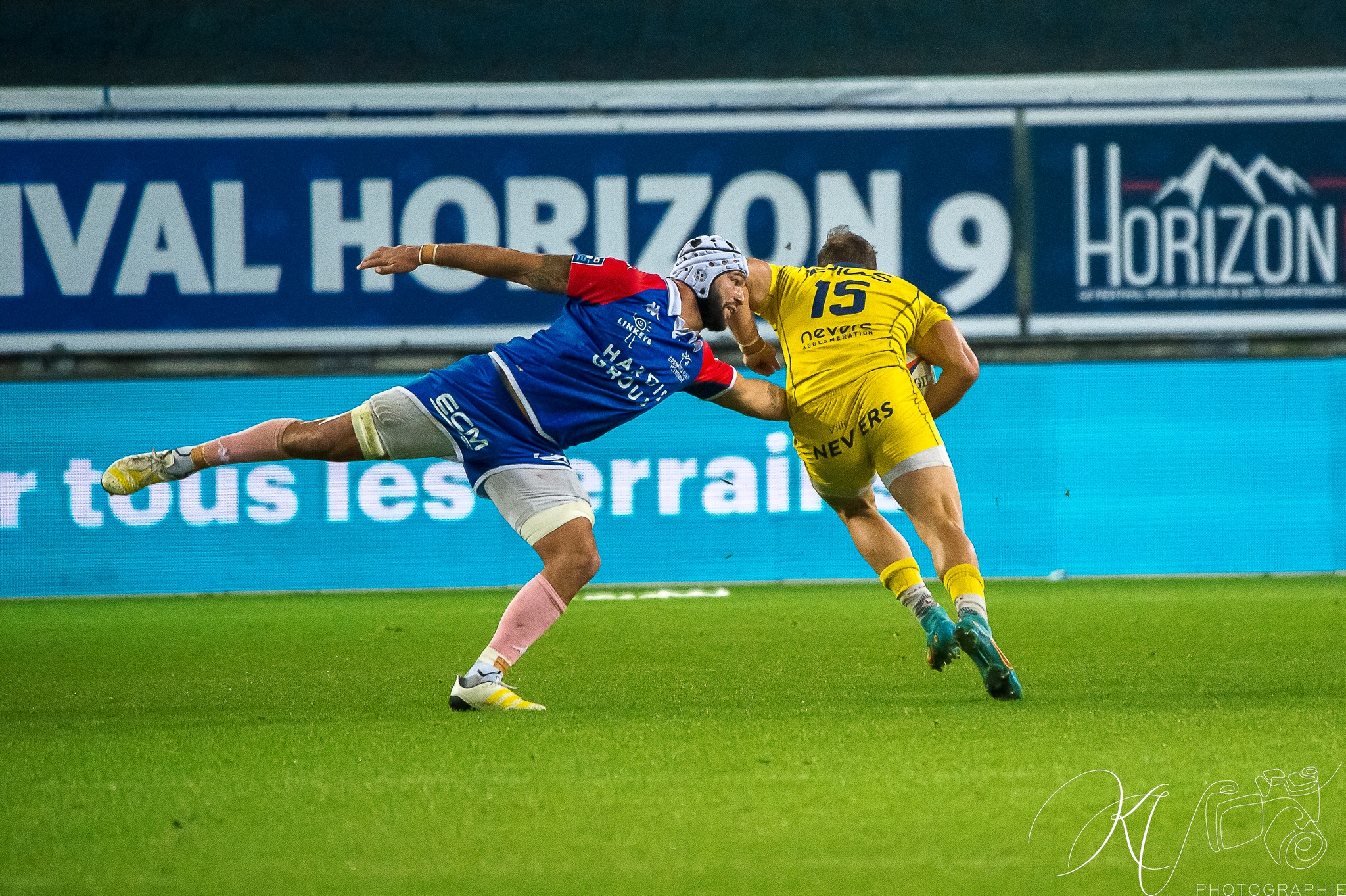 Steeve BLANC-MAPPAZ -  FC Grenoble Rugby - USON Nevers - Rugby - FC GRENOBLE RUGBY (19) VS USON NEVERS (18) - 2022 (#FCGvsUSONm22022) Photo by: Karine Valentin | Siuxy Sports 2022-10-27