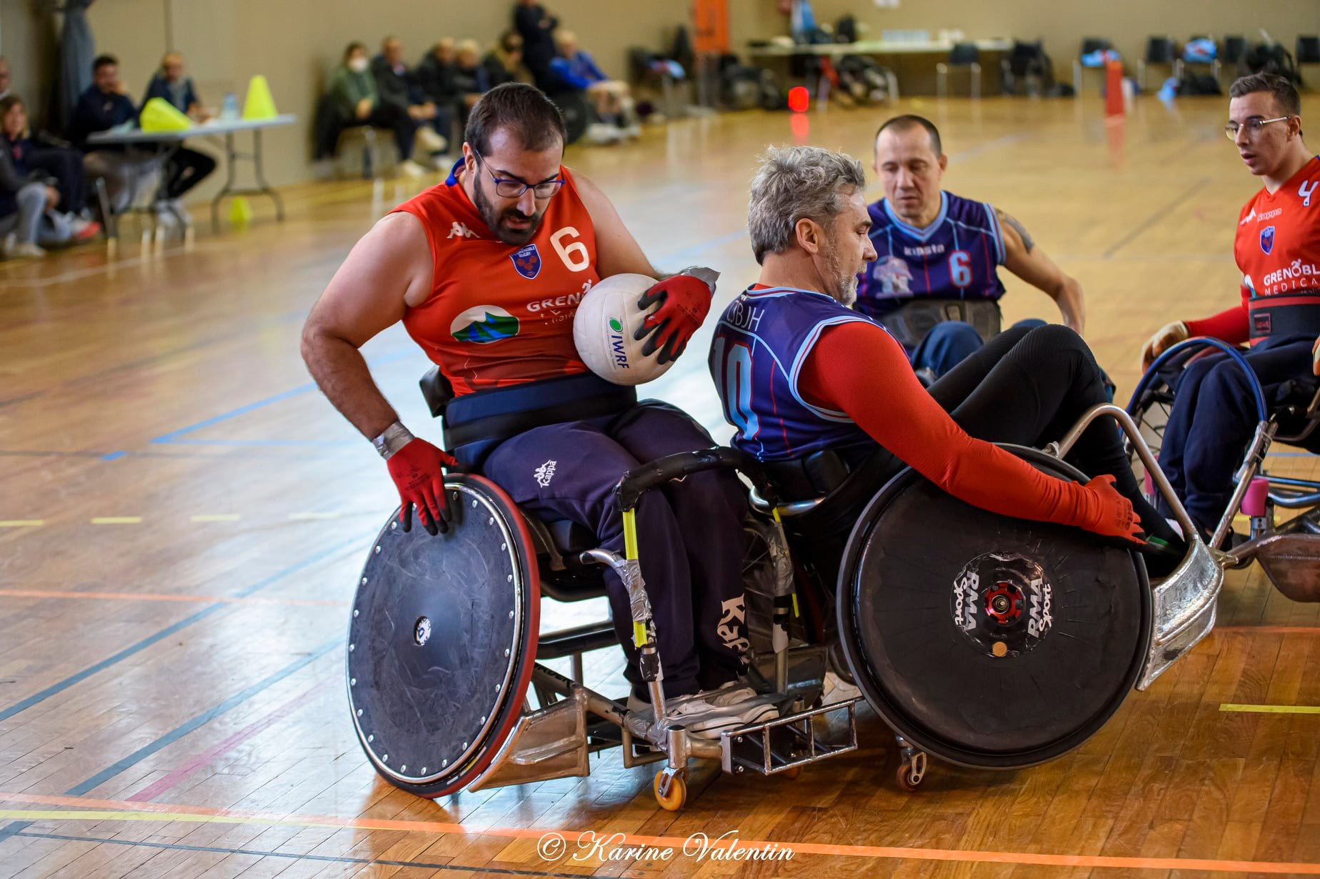  FC Grenoble Rugby - CS Bourgoin-Jallieu - Wheelchair rugby - 1 (#QuadRugbyGrenBourg2021Nov) Photo by:  | Siuxy Sports 2021-11-20