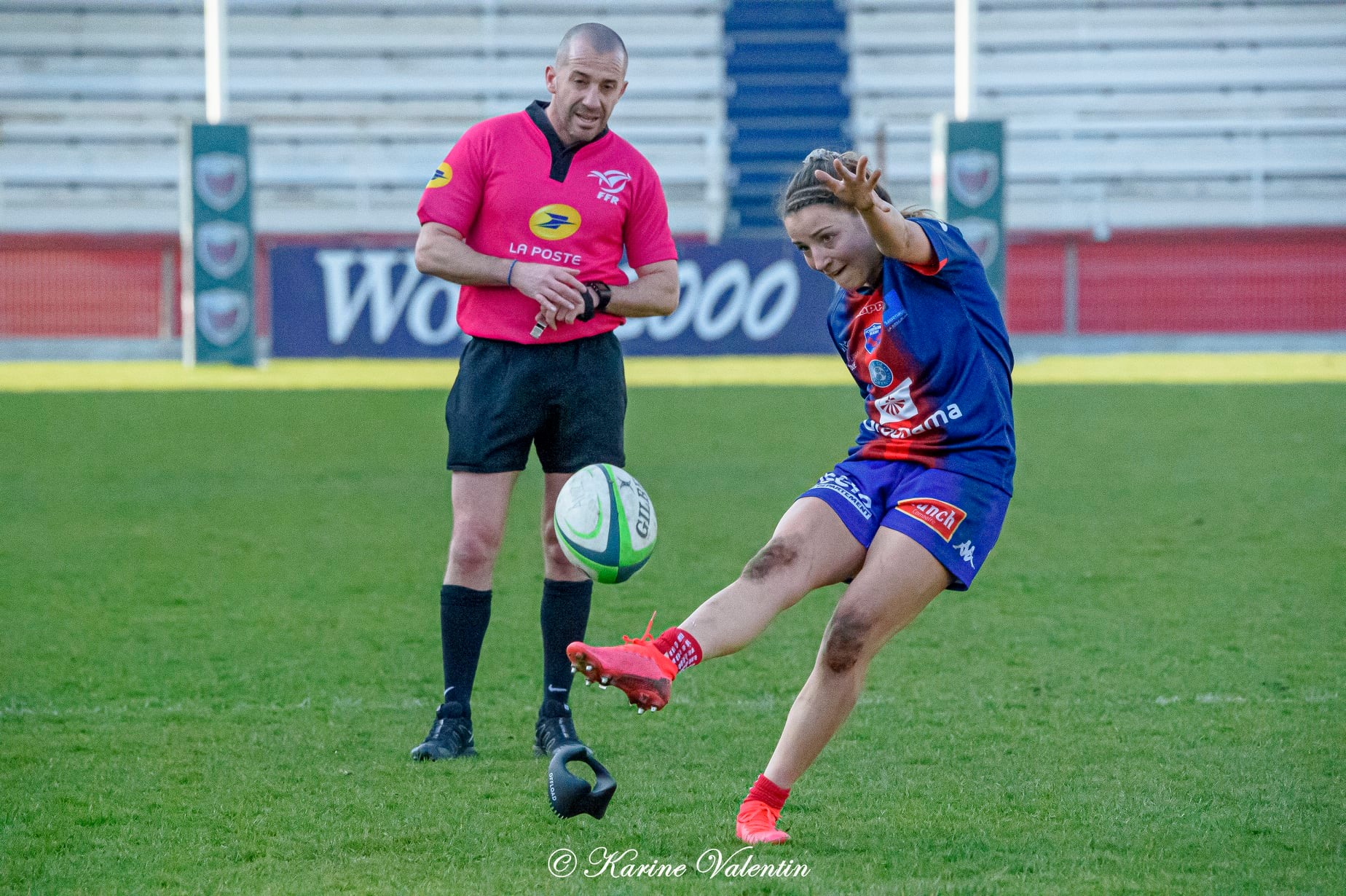 Alexandra CHAMBON -  FC Grenoble Rugby -  - Rugby - FC Grenoble VS RCVRGP (#GrenobleRCVRGP2021fev) Photo by: Karine Valentin | Siuxy Sports 2021-02-28