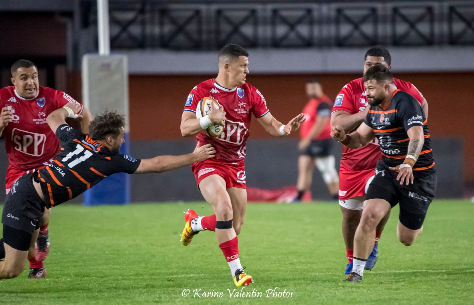 Adrien SEGURET -  Racing Club Narbonnais - FC Grenoble Rugby - Rugby - Narbonne (32) vs (32) Grenoble - 2022 (#NarbonneVsGrenoble2022) Photo by: Karine Valentin | Siuxy Sports 2022-04-15