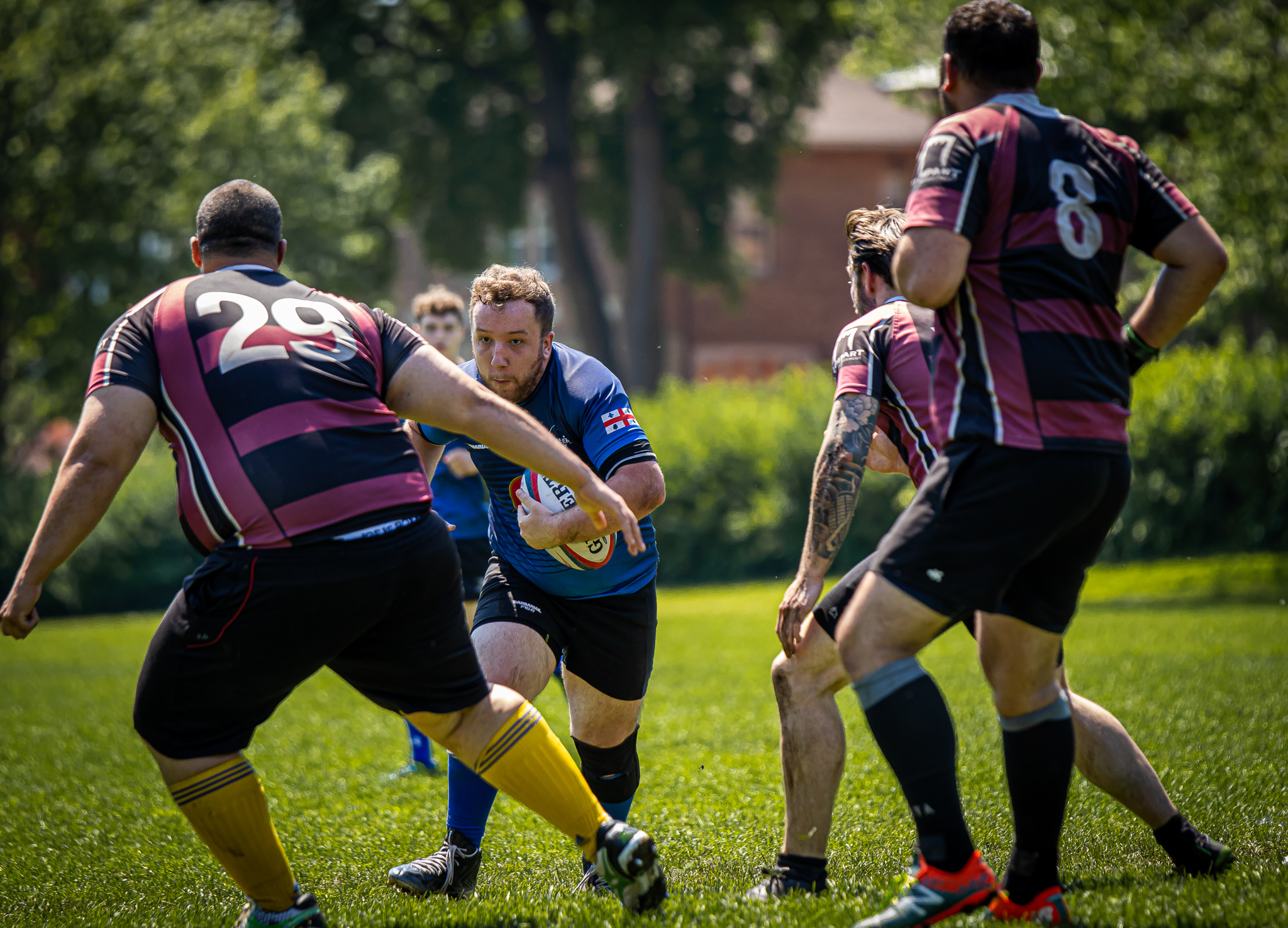 Jason GOMES -  Westmount Rugby Club - Montreal Wanderers Rugby Football Club - Rugby - WESTMOUNT RC VS WANDERERS RFC - M2 - REEL C (#WestWand2022M2RC) Photo by: Rakeem Bien-Aimé | Siuxy Sports 2022-06-25