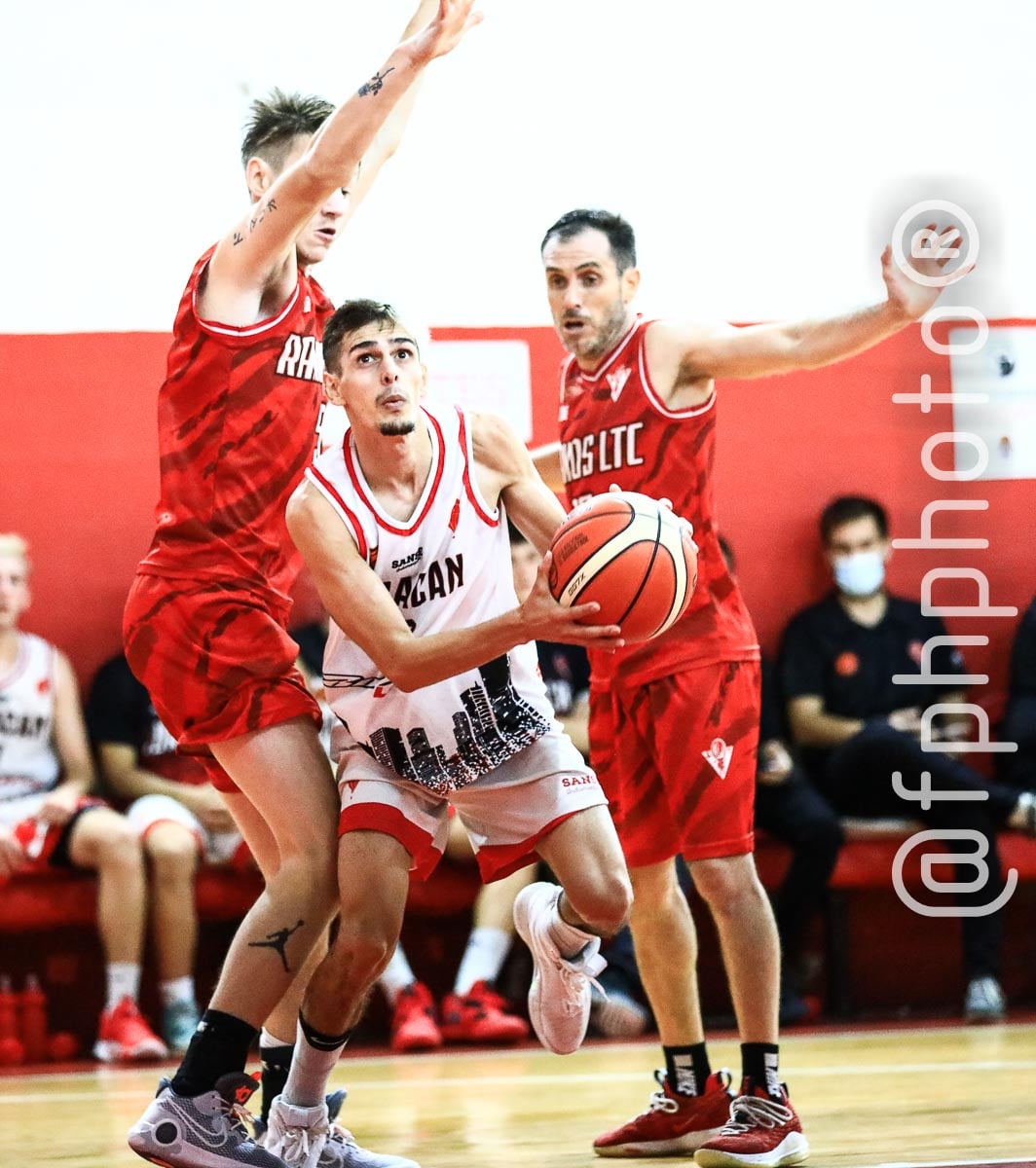 Ariel GARCÍA - Brian HERSCOVICH -  Ramos Mejía Lawn Tennis Club - Centro Deportivo Huracán de San Justo - Basketball - Ramos Mejia Lawn Tenis Club (83) Vs (54) Huracan de San Justo - 2022 - Liga Federal (#RMLTCVSHSJ2022fed) Photo by: Alan Roy Bahamonde | Siuxy Sports 2022-04-12