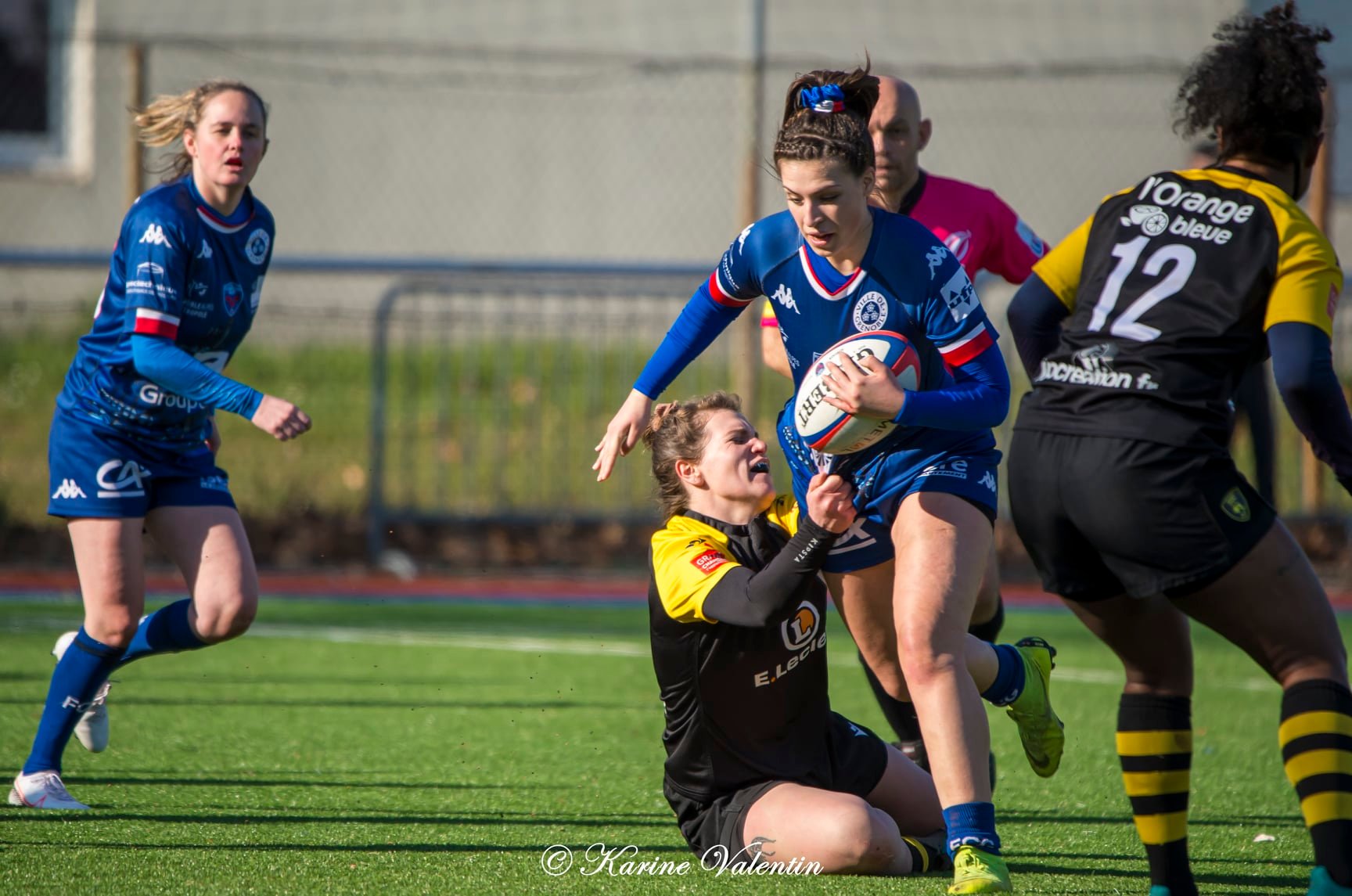  FC Grenoble Rugby - Stade Olympique de Chambéry rugby - Rugby - FC Grenoble (76-7) SOC Rugby - Féd1 (#AmazonesVsSOC2022) Photo by: Karine Valentin | Siuxy Sports 2022-02-27
