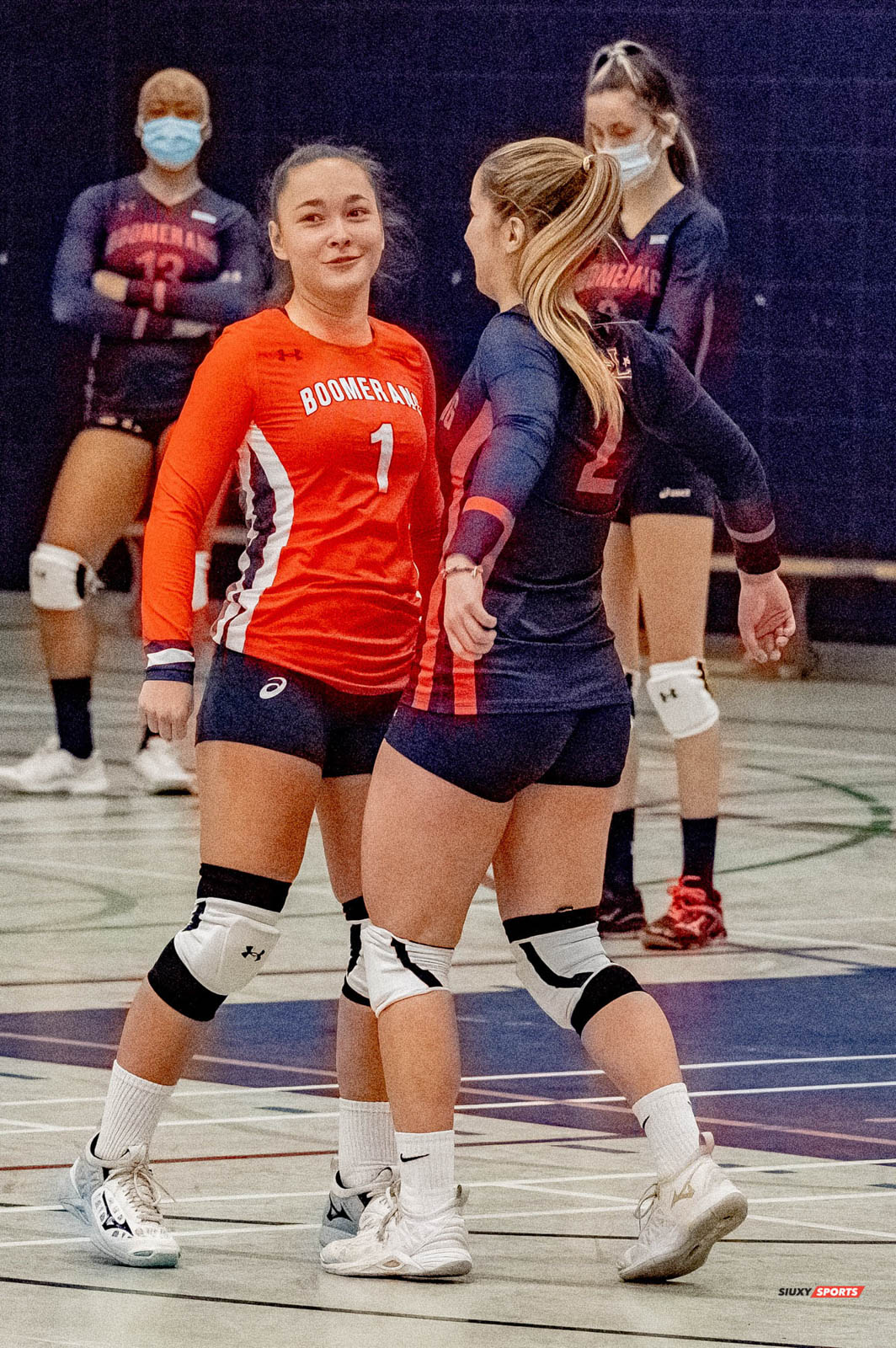 Sabrina DULUDE - Maude PELLETIER -  Cégep André Laurendeau -  - Volleyball -  (#VolleyFemCALvsCMV) Photo by:  | Siuxy Sports 2021-11-22