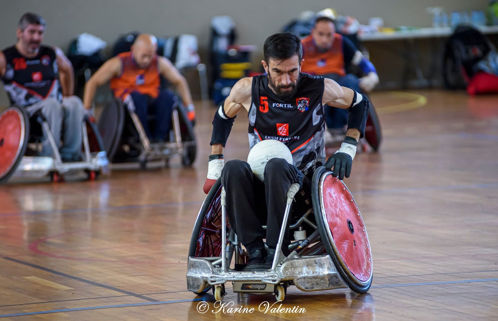  Montpellier Hérault Rugby - RFC Toulon Provence Méditerranée - Wheelchair rugby -  (#QuadRugbyMontpeRFCTPM2021Nov) Photo by: Karine Valentin | Siuxy Sports 2021-11-20