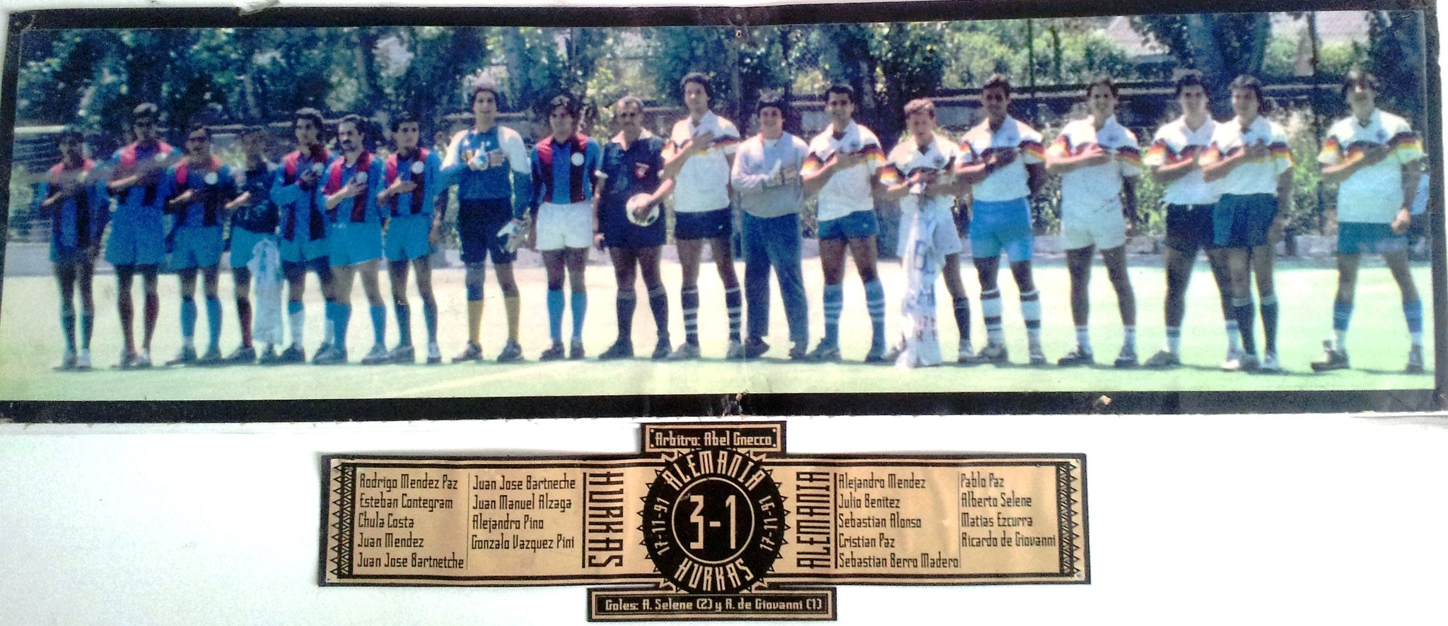 Pablo PAZ -   -  - Soccer -  () Photo by:  | Siuxy Sports 1991-11-17