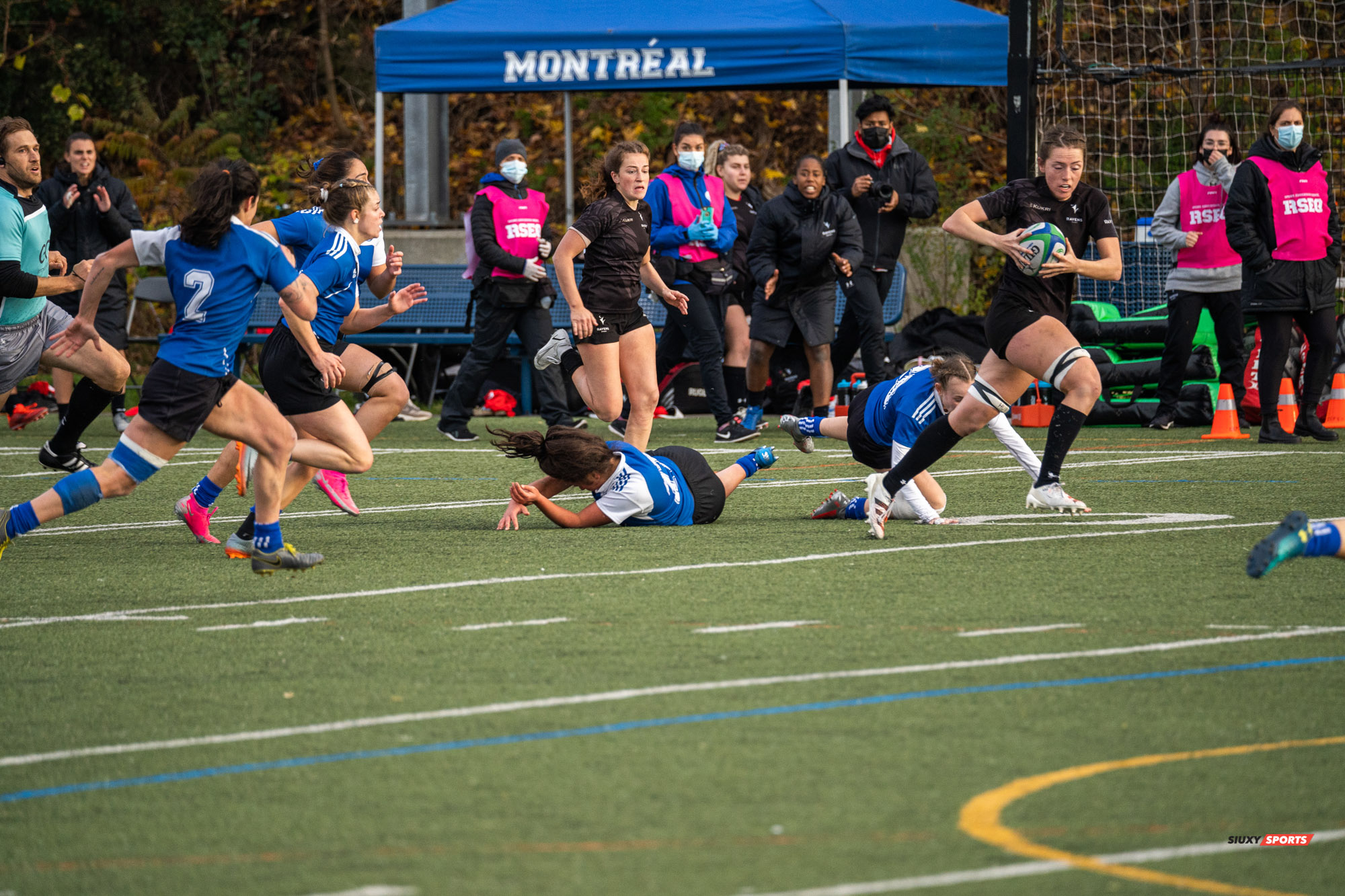 Anastasia BOURKA -  Université de Montréal - Université Carleton - Rugby -  (#3UdeMvsCarletonF) Photo by:  | Siuxy Sports 2021-11-07