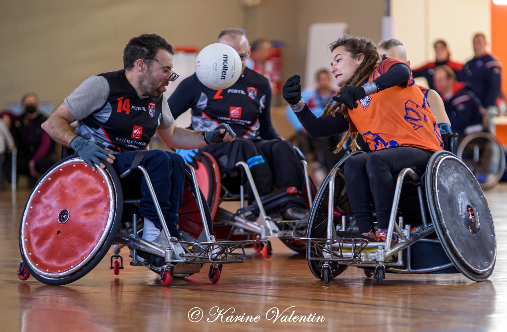  Montpellier Hérault Rugby - RFC Toulon Provence Méditerranée - Wheelchair rugby -  (#QuadRugbyMontpeRFCTPM2021Nov) Photo by: Karine Valentin | Siuxy Sports 2021-11-20