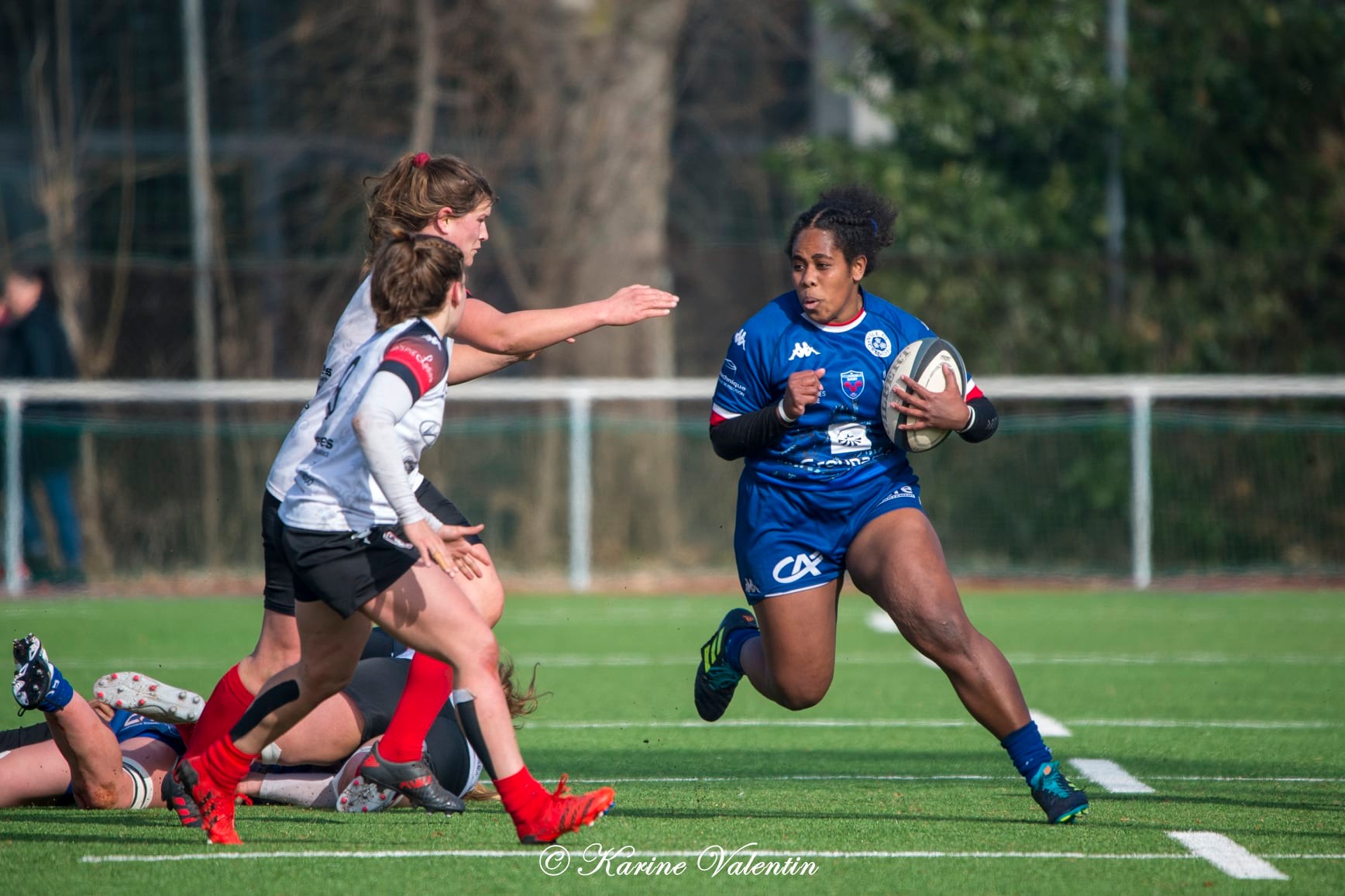 Makarita BALEINAGODO -  FC Grenoble Rugby - Stade Rennais Rugby - Rugby - Grenoble Amazones vs Stade Rennais Rugby (#AmazonesVsSRR2022jan) Photo by: Karine Valentin | Siuxy Sports 2022-01-30