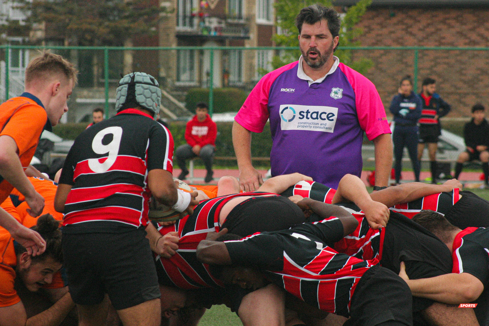 Craig BEEMER - Valery WARREN -  Cégep André Laurendeau - Cégep Vanier - Rugby -  (#ALvsVanier2021M) Photo by:  | Siuxy Sports 2021-10-10