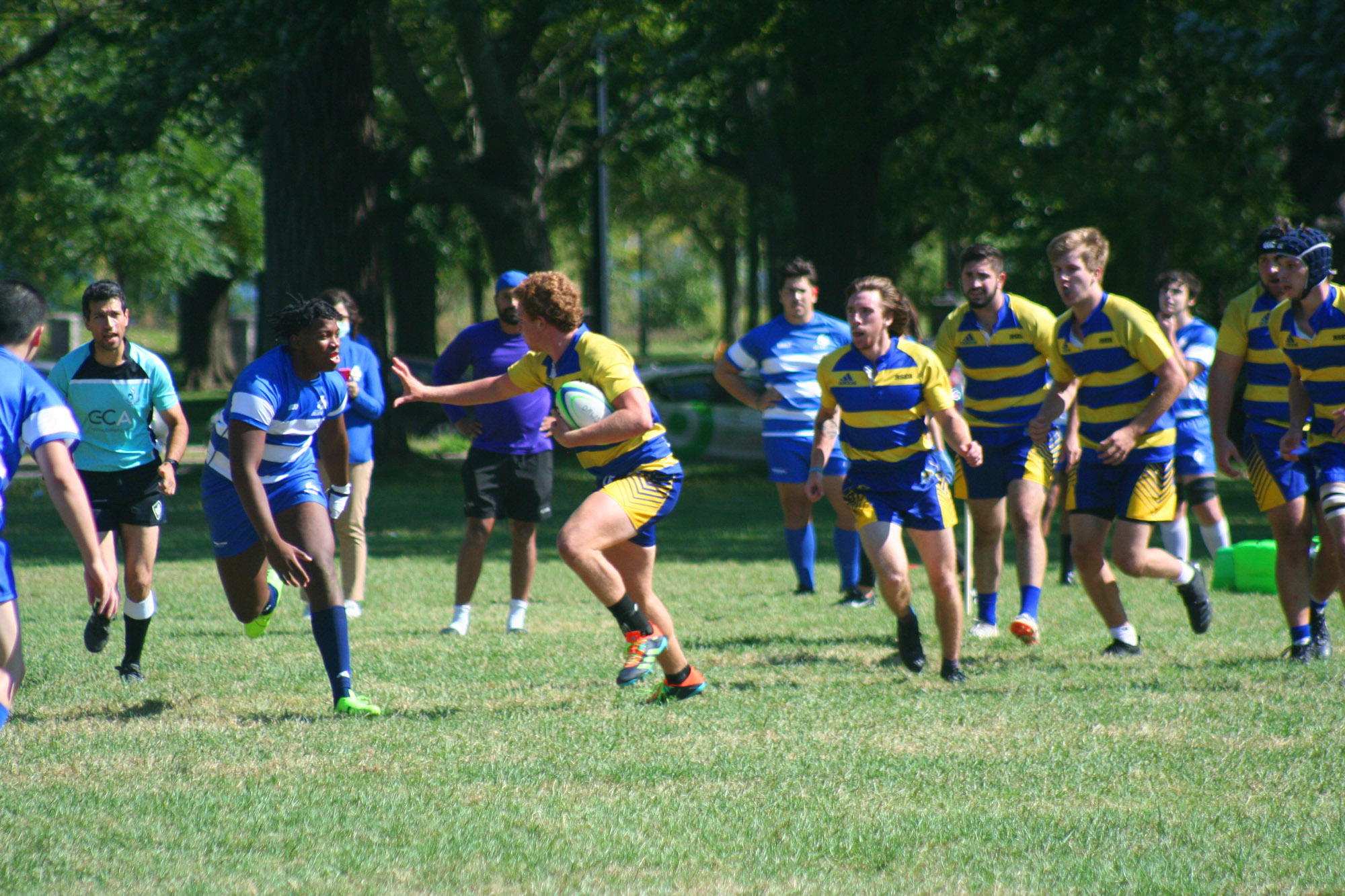Dylan DRIVER - Christopher MICHELETTI -  College John Abbott - College Dawson - Rugby -  (#DawsonVsAbbott) Photo by:  | Siuxy Sports 2021-09-12