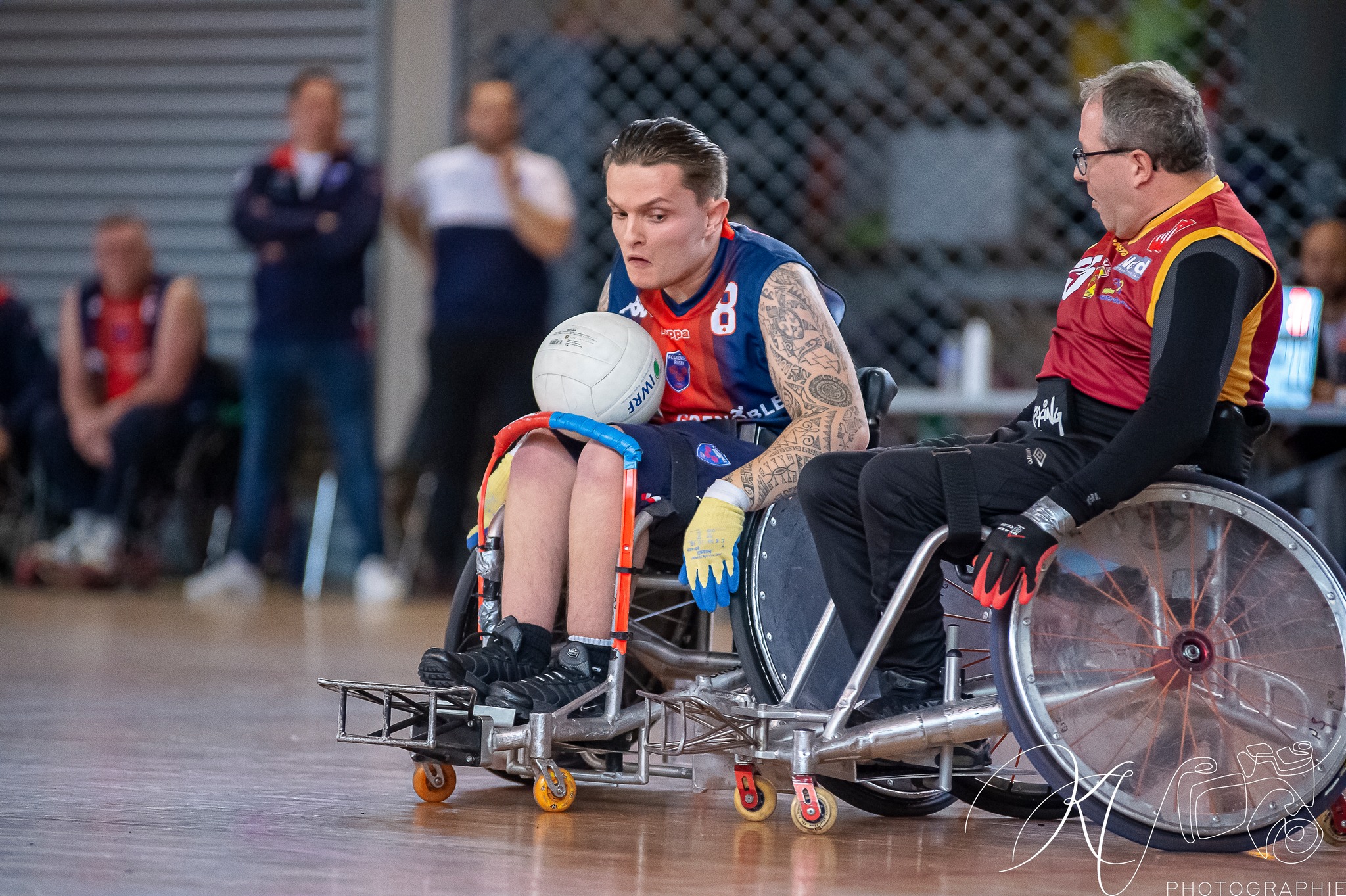  FC Grenoble Rugby -  - Wheelchair rugby - CHAMPIONNAT DE FRANCE RUGBY FAUTEUIL (#CHAMPFrRugbyFauteuil2022) Photo by: Karine Valentin | Siuxy Sports 2022-11-19