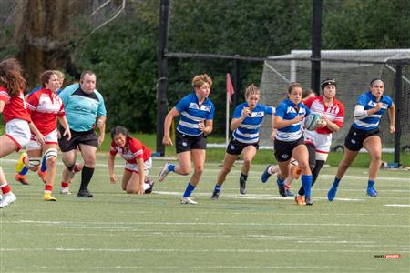 RSEQ Rugby Fem - U. de Montréal (70) vs (3) McGill - Reel A1 - 1er mi-temps