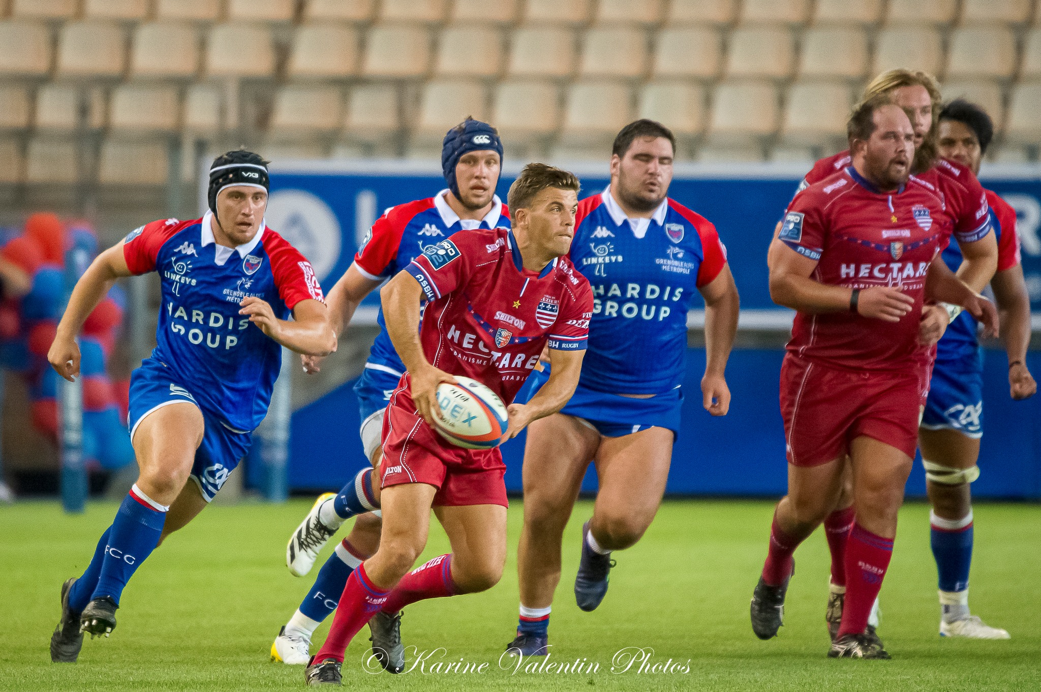 John-Hubert MEYER -  FC Grenoble Rugby - AS Béziers Hérault - Rugby - FC GRENOBLE RUGBY (19) VS (15) AS BÉZIERS HÉRAULT (#FCGvsASBHaou2022) Photo by: Karine Valentin | Siuxy Sports 2022-08-26