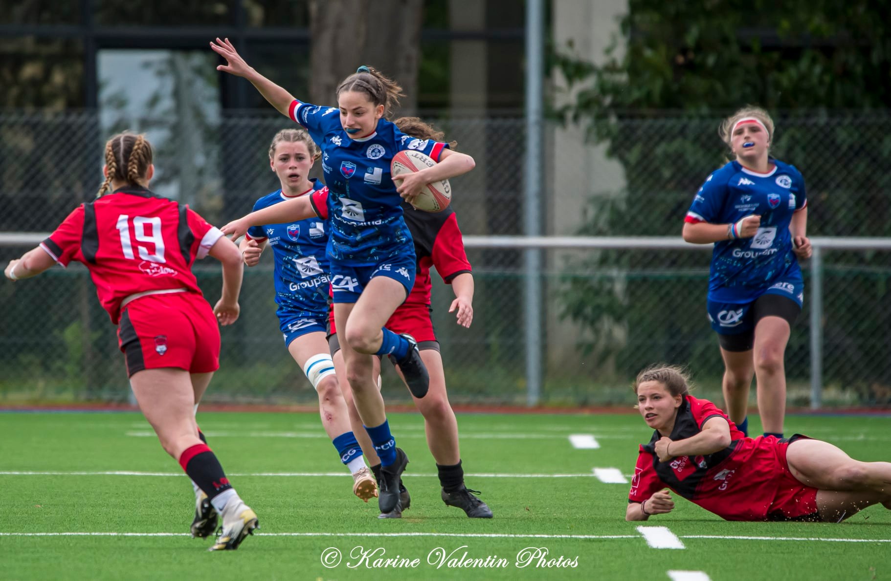  FC Grenoble Rugby - Lyon Olympique Universitaire - Rugby - U18 FCG Amazones (52) vs (0) LOU (#U18AmazonesVsLOU) Photo by: Karine Valentin | Siuxy Sports 2022-04-23