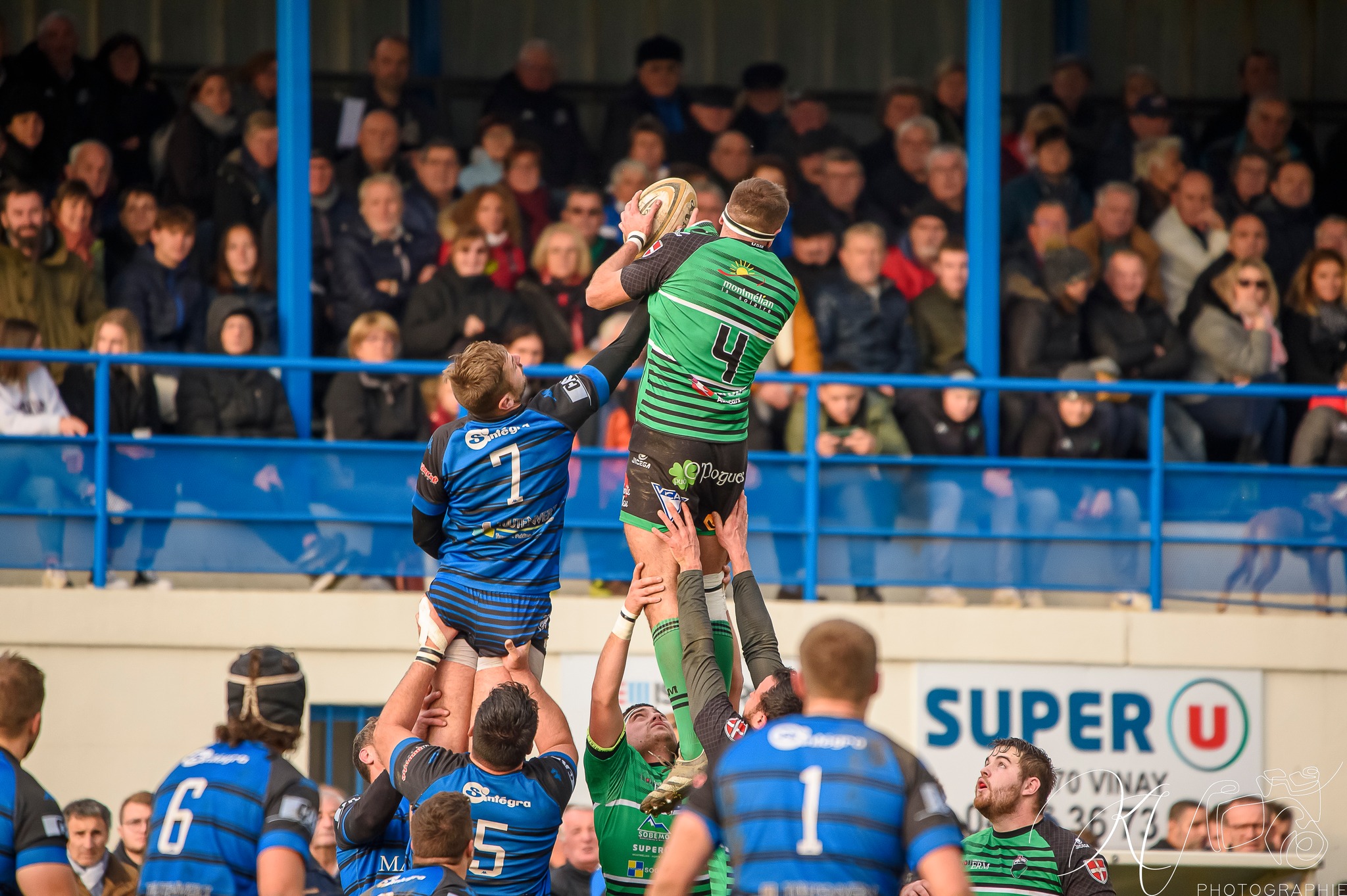  US Vinay - US Montmelian - Rugby - US Vinay (18) vs (28) US Montmélian (#USVUSM2022) Photo by: Karine Valentin | Siuxy Sports 2022-11-27