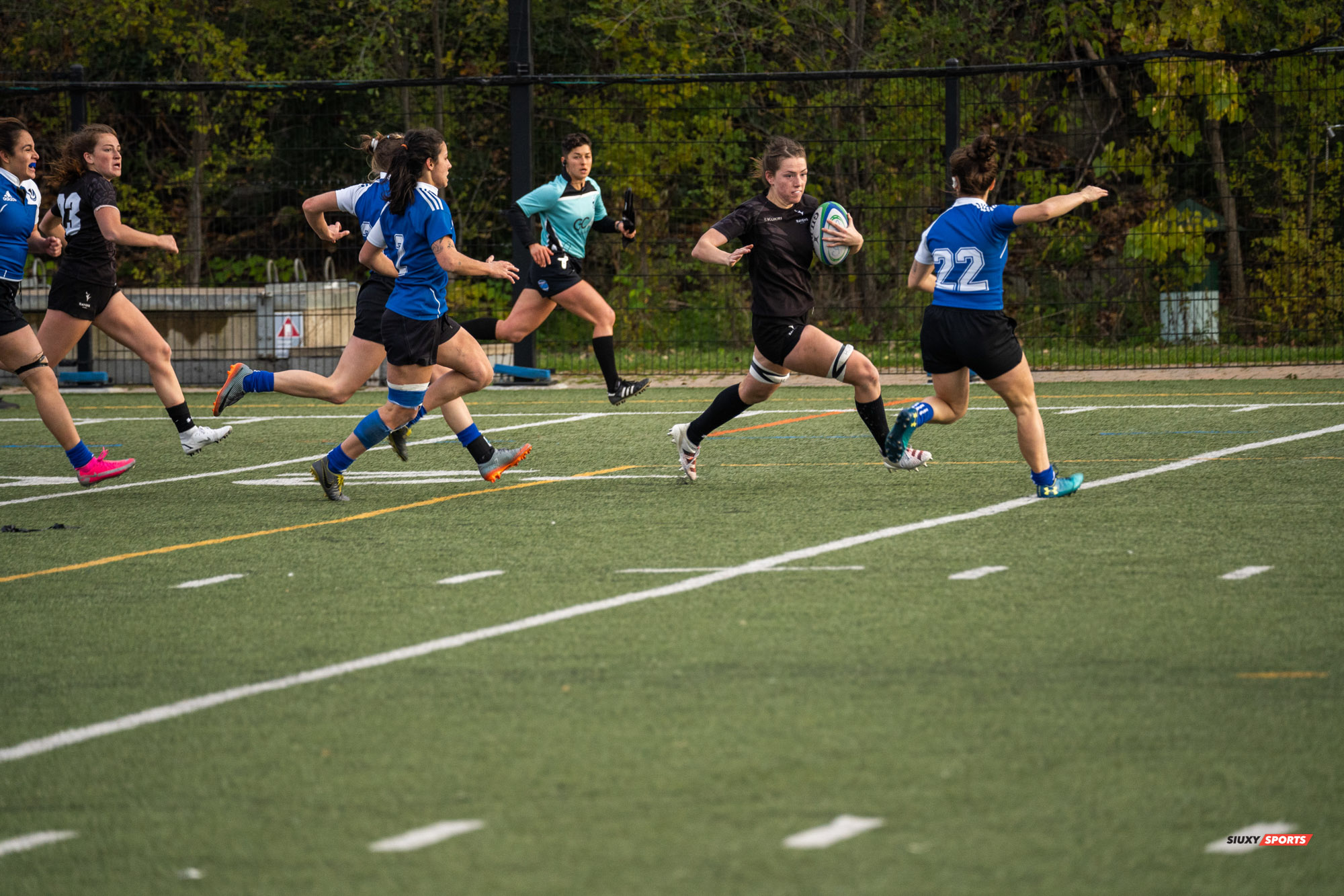Anastasia BOURKA -  Université de Montréal - Université Carleton - Rugby -  (#3UdeMvsCarletonF) Photo by:  | Siuxy Sports 2021-11-07