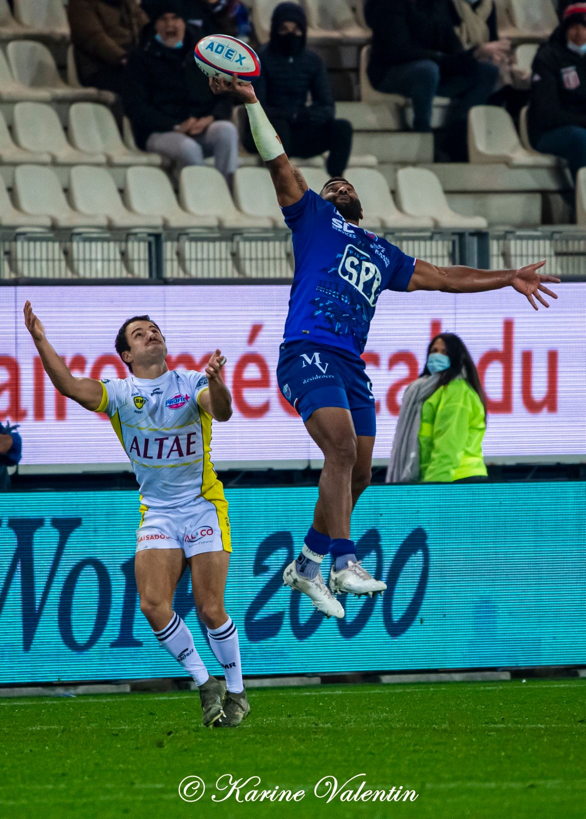 Timosi NAGUSA -  FC Grenoble Rugby - Stade Montois - Rugby -  (#GrenobleVsSMontois2021Dec) Photo by: Karine Valentin | Siuxy Sports 2021-12-09