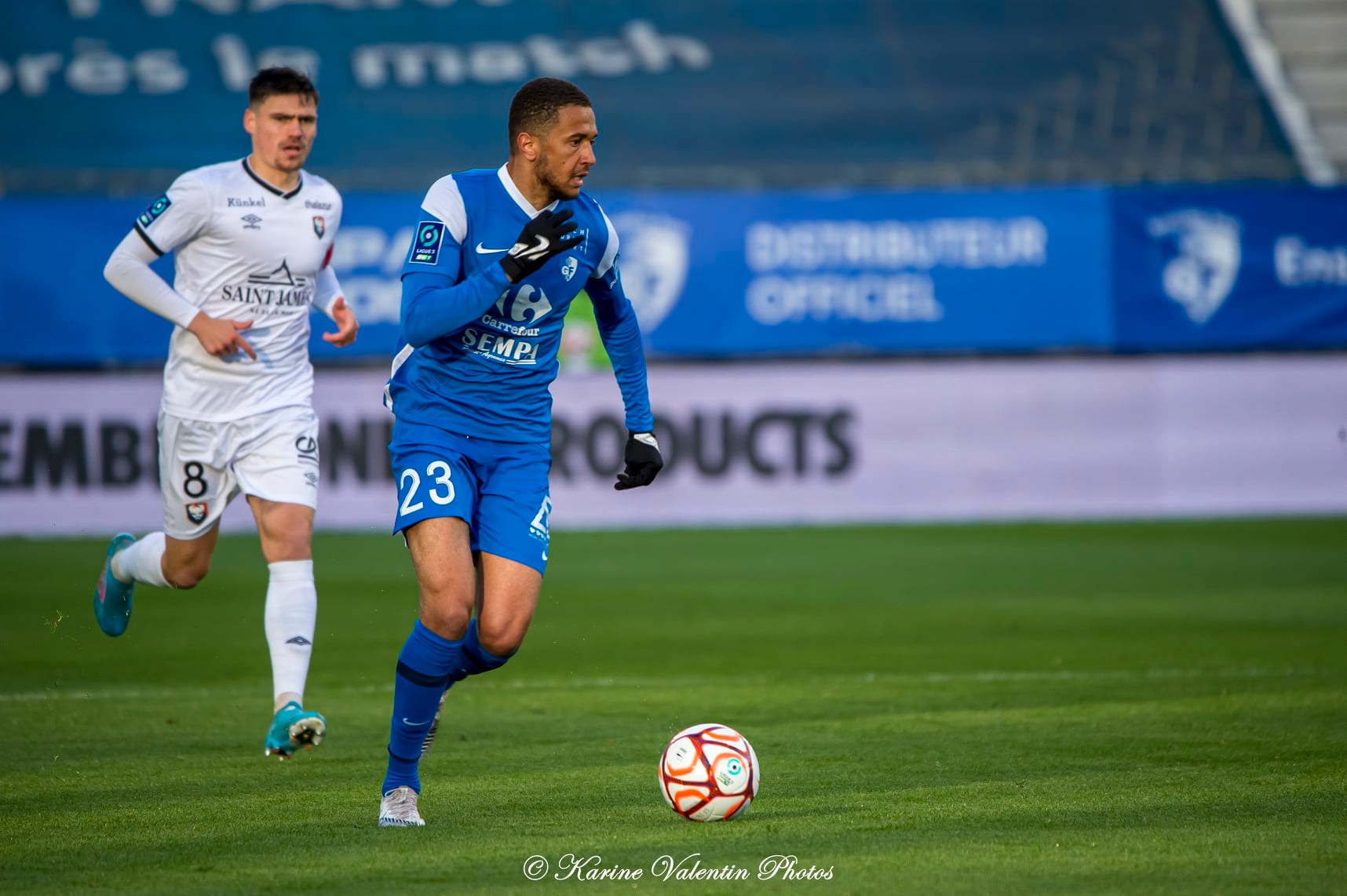  Grenoble Foot 38 - SM Caen - Soccer - Grenoble (0) vs (2) Caen (#GF38vsSMC2022) Photo by: Karine Valentin | Siuxy Sports 2022-04-09