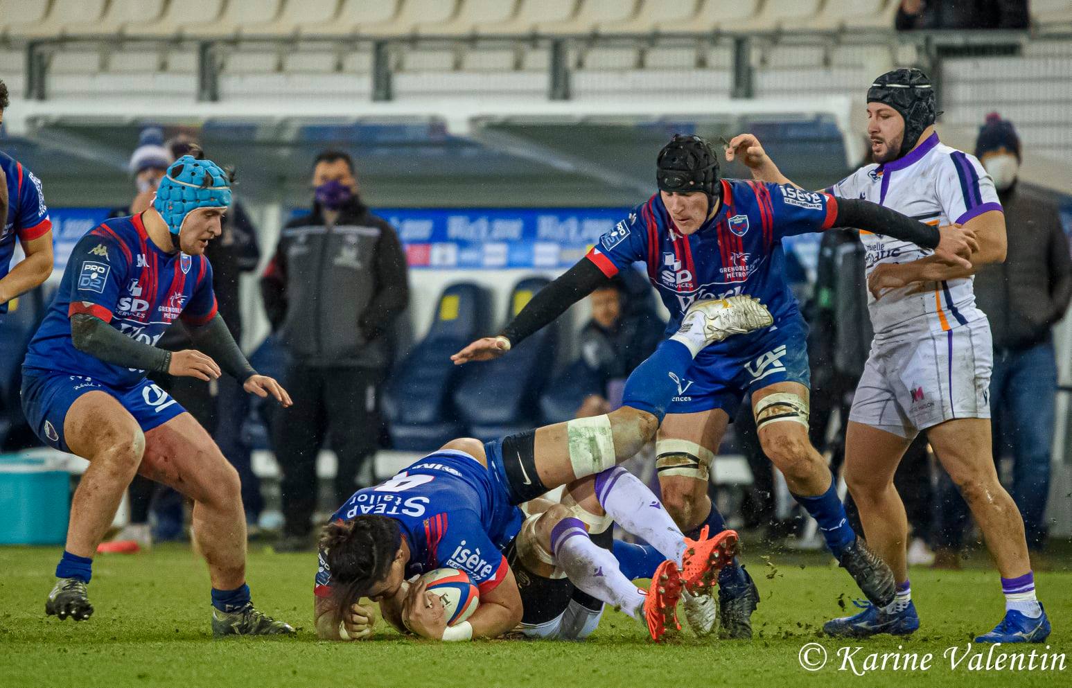  FC Grenoble Rugby - Soyaux Angoulême - Rugby - FC Grenoble VS Soyaux Angoulême (#GrenobleAngouleme2021jan) Photo by: Karine Valentin | Siuxy Sports 2021-01-15