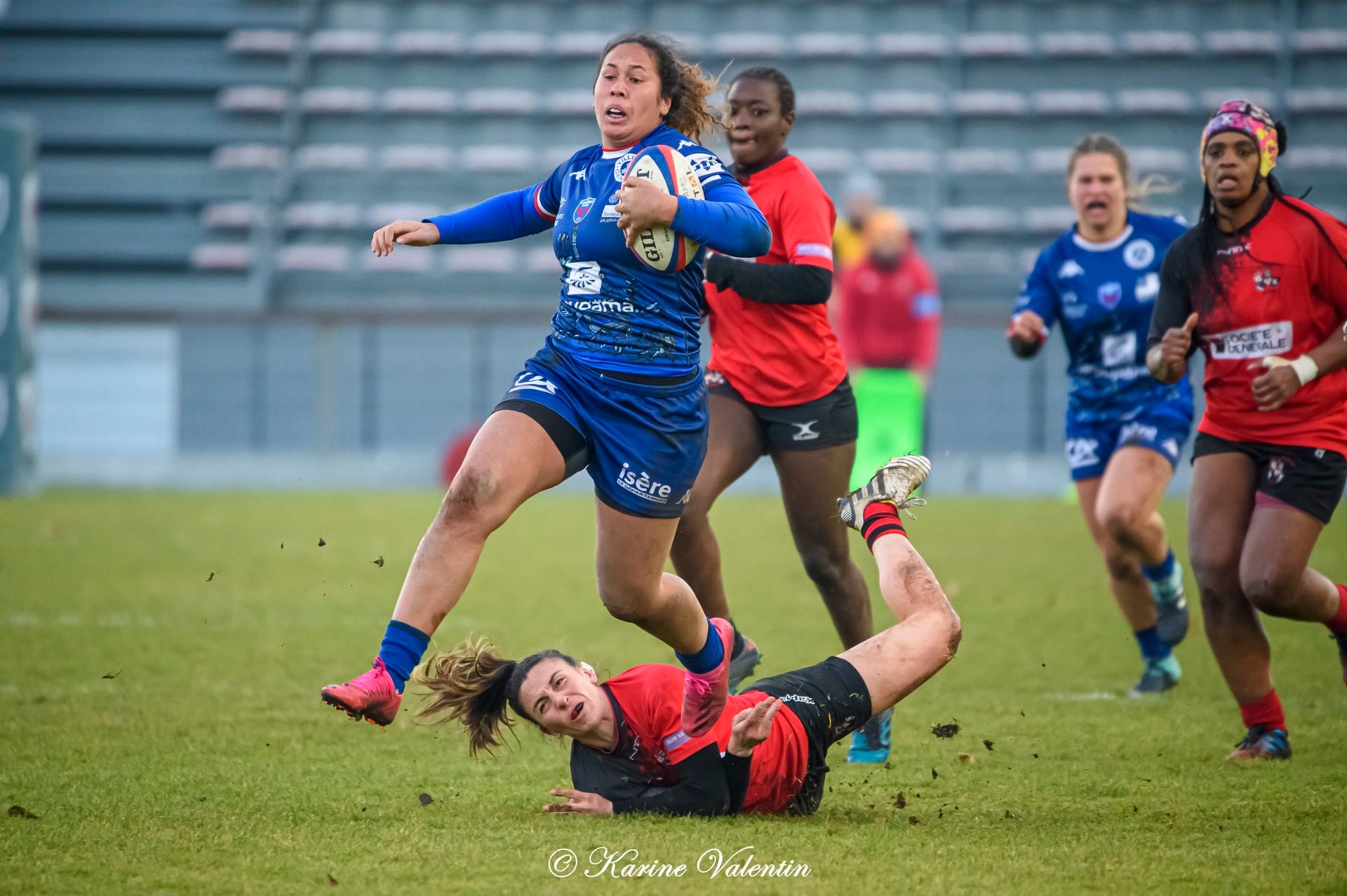 Téani FELEU -  FC Grenoble Rugby - AC Bobigny 93 Rugby - Rugby -  (#GrenobleVsBobigny2021Dec) Photo by: Karine Valentin | Siuxy Sports 2021-12-21