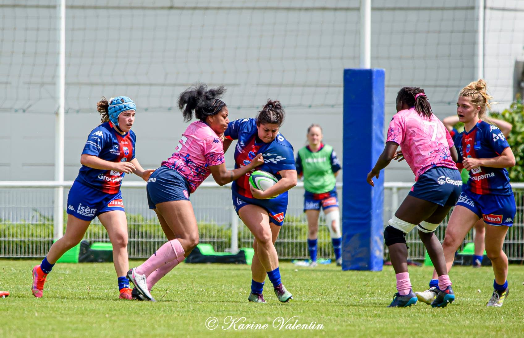 Lea CHAMPON - Margaux DONZEL - Julia TURC -  FC Grenoble Rugby - Stade Français - Rugby -  (#GrenobleVsStdFrancais2021) Photo by: Karine Valentin | Siuxy Sports 2021-05-23