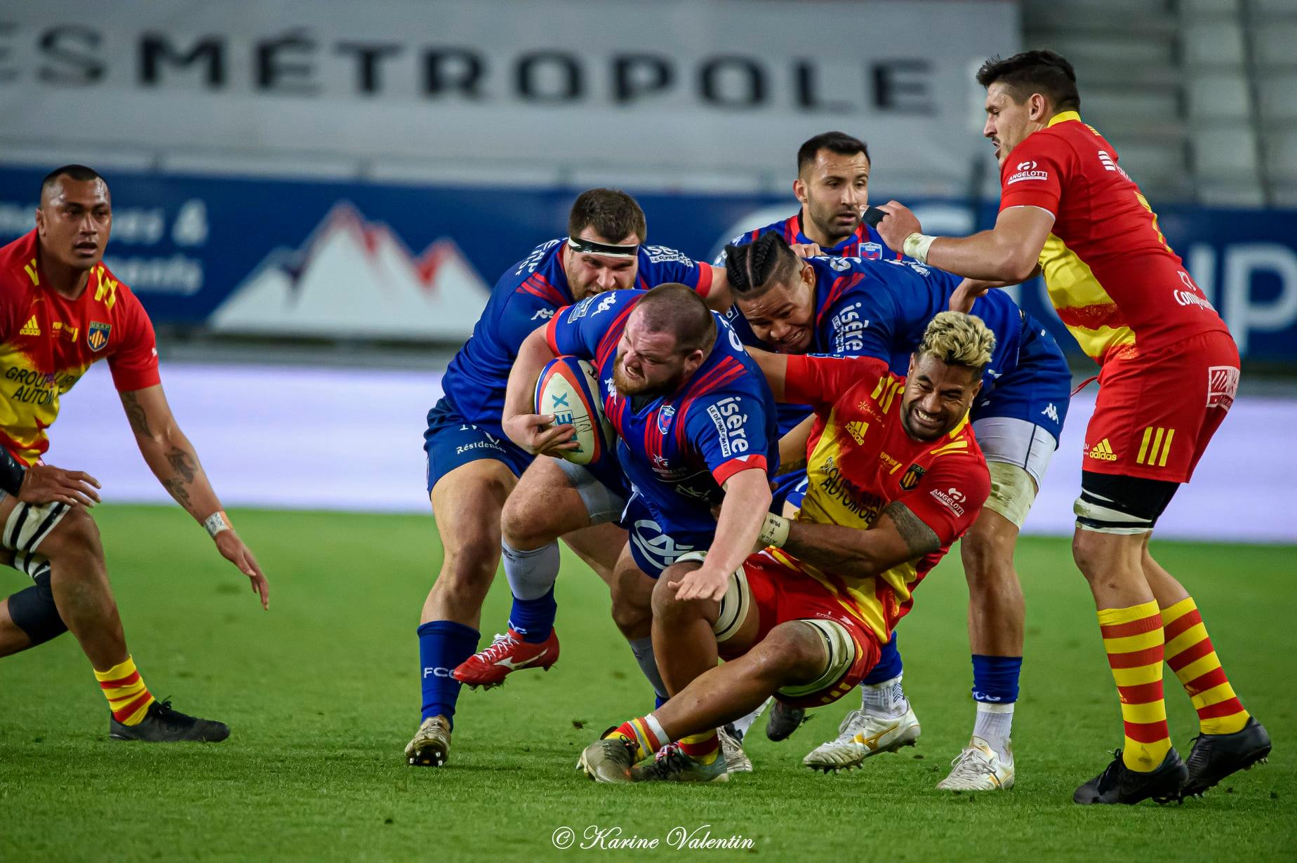  FC Grenoble Rugby - US Arlequins Perpignanais - Rugby - Grenoble Vs Perpignan (#FCGvsUSAPmar2021) Photo by: Karine Valentin | Siuxy Sports 2021-03-25